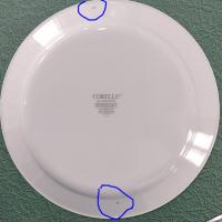Vintage Corelle Red Winter Festival Dinner Plates, Set of 4, Corning Christmas Servingware, Holiday Dinnerware