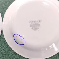 Vintage Corelle Green Winter Festival Salad Dessert Appetizer Plates, Set of 4, Corning Christmas Servingware, Holiday Dinnerware