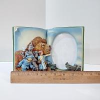 Vintage Wizard of Oz Storybook 3 D Picture Frame, 3 1/2" x 5" Photo Frame, Children's Room Decor