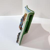 Vintage Wizard of Oz Storybook 3 D Picture Frame, 3 1/2" x 5" Photo Frame, Children's Room Decor