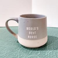 Vintage World's Best Nurse Ceramic Coffee Tea Mug, Nurse Gift