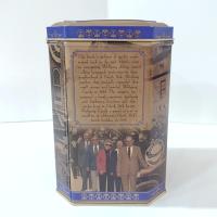 Vintage Retro Wolfgang Candies Mima Mae Collectible Tin, D. E. Wolfgang's Homemade Candies Historical Storage Tin Box