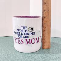Vintage Big Dogs Yes Mom Oversized 28 Ounce Ceramic Coffee Tea Mug, Gift for Mother