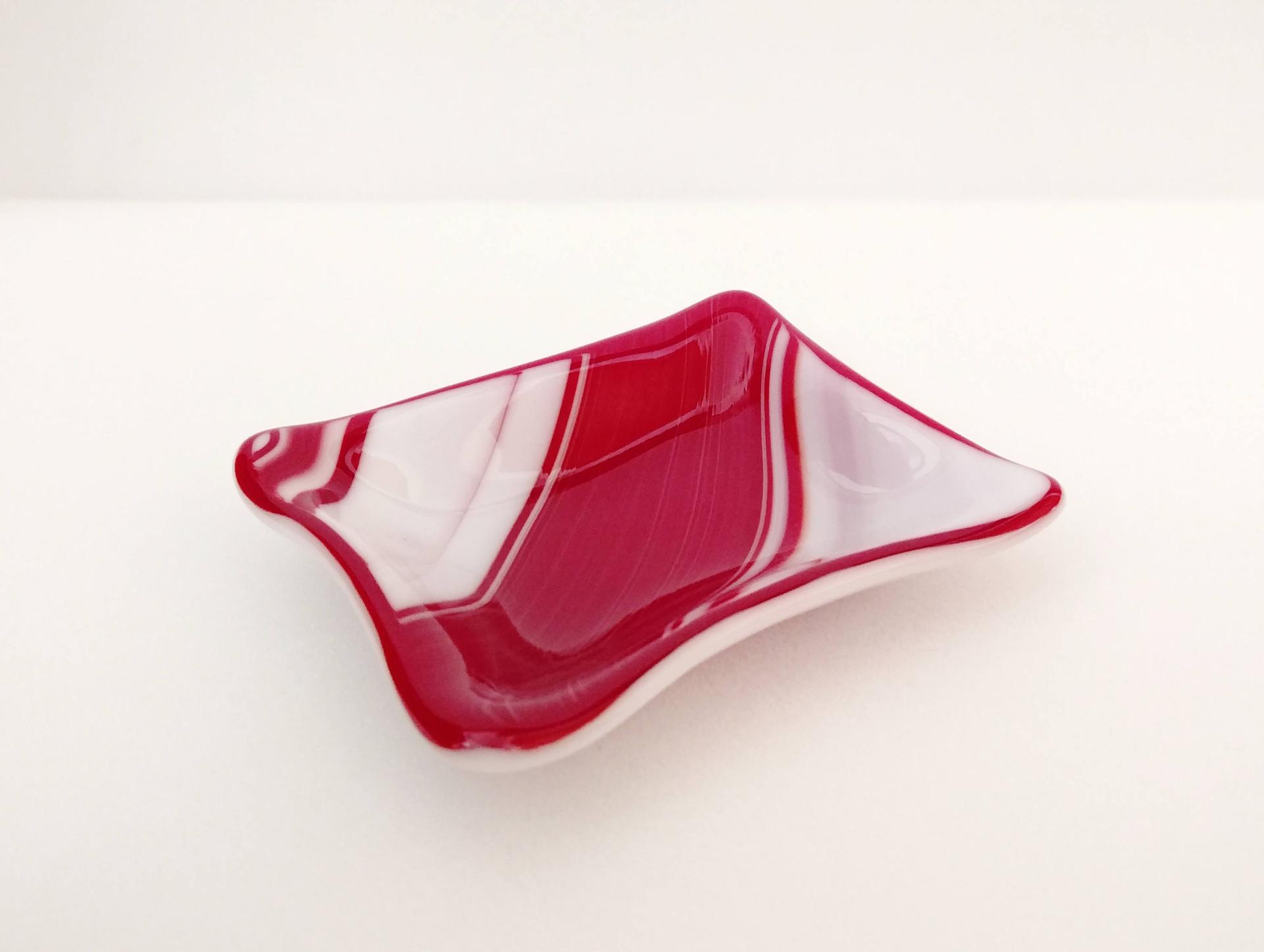 Fused Glass Trinket Dish / Spoon Rest