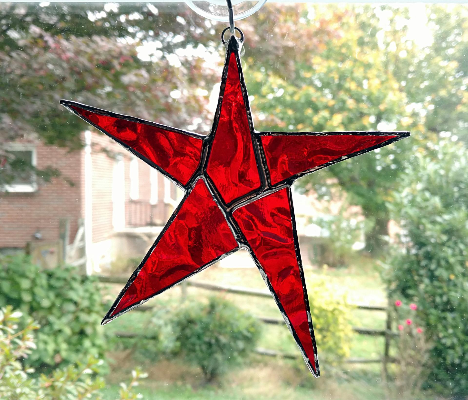 Stained Glass Star Suncatcher