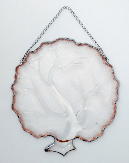 Tree Vintage Plate Window Hanging