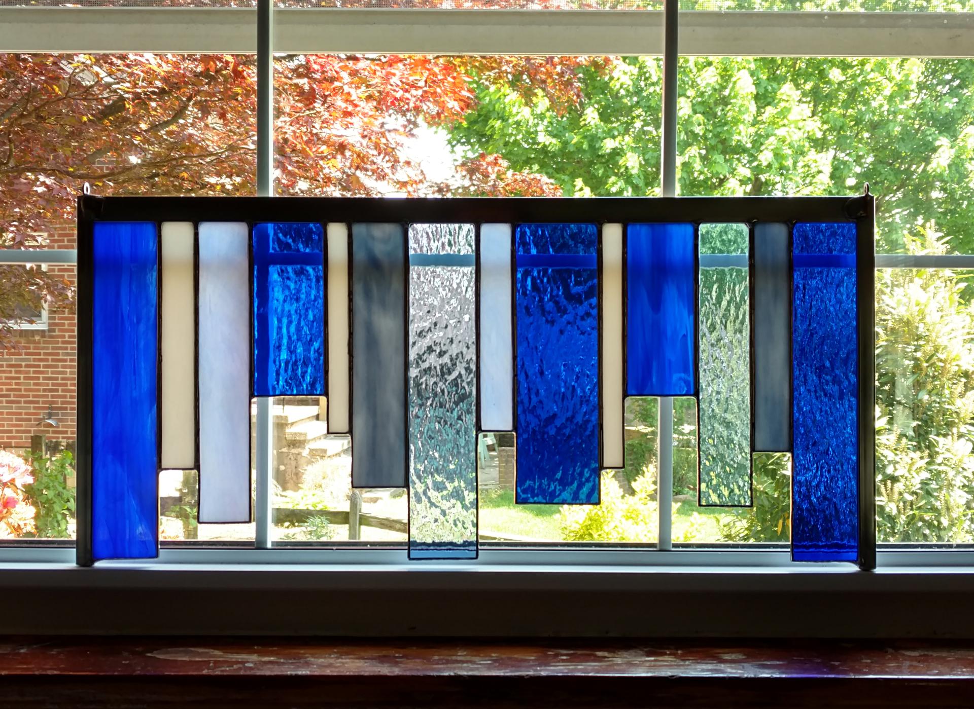 Stained Glass Window Valence, Custom Window Treatment