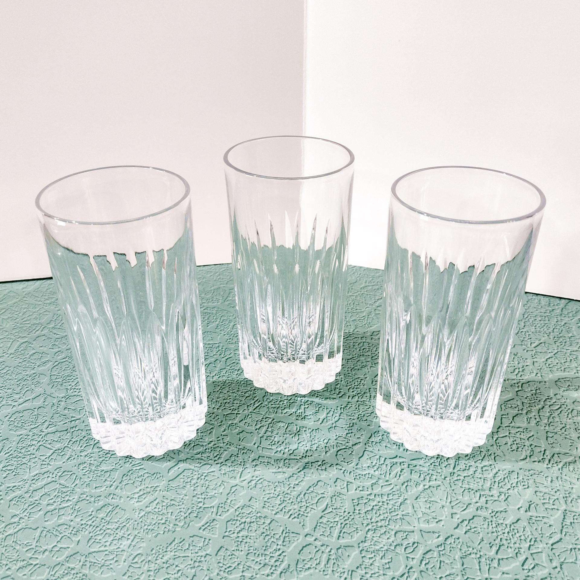 Vintage Gorham Althea Crystal Highball Glasses, Set of Three