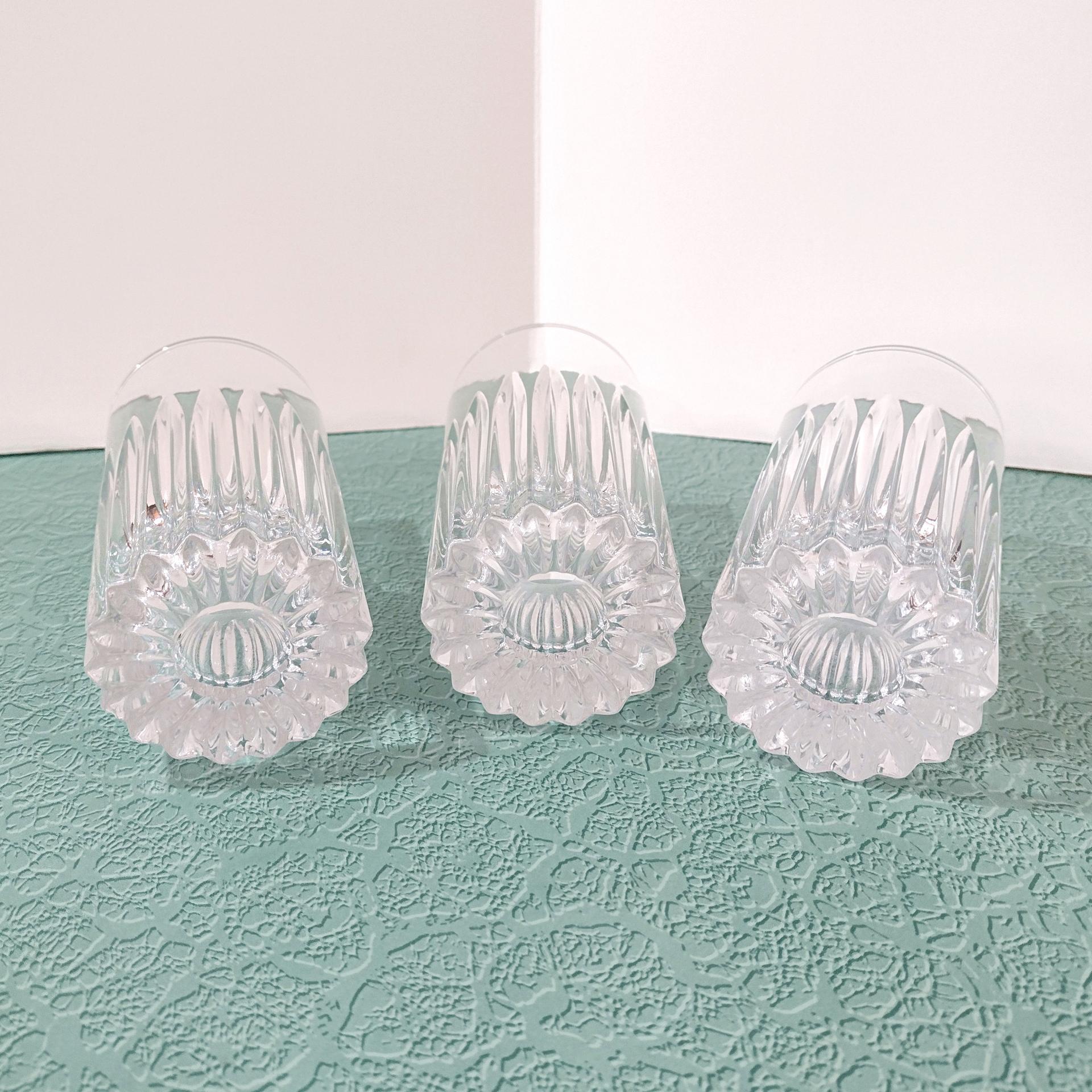 Vintage Gorham Althea Crystal Highball Glasses, Set of Three
