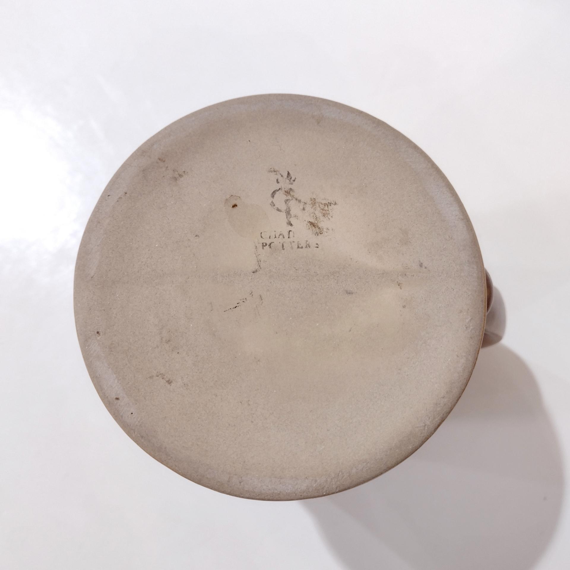 Vintage Chatham Potters Anchor Brown Ceramic Stoneware Coffee Beer Mug