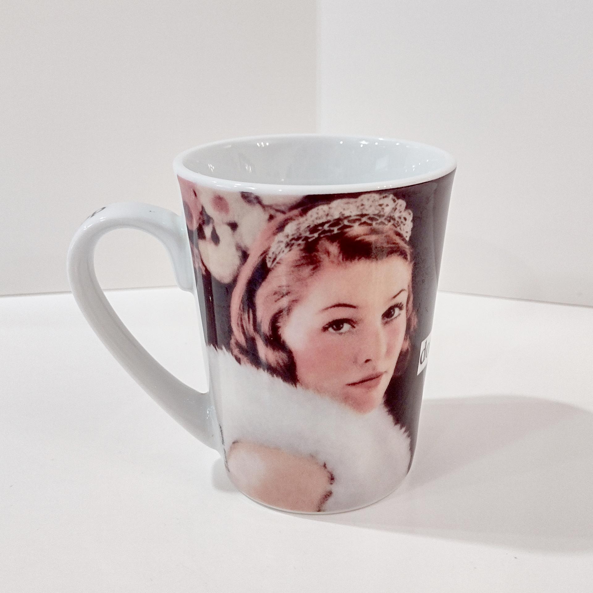 Vintage Domestically Disabled Anne Taintor Glamour Girl Coffee Tea Ceramic Mug