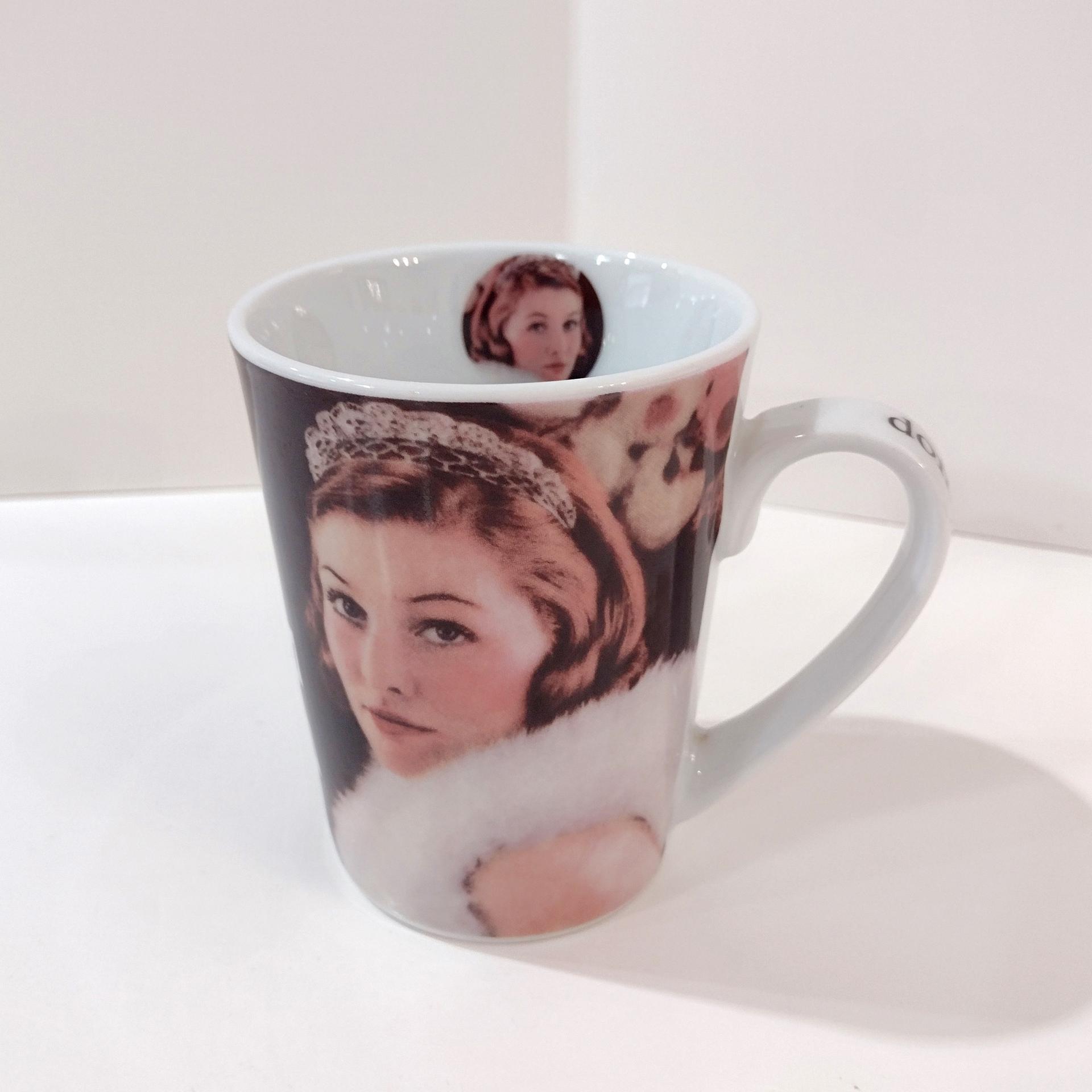 Vintage Domestically Disabled Anne Taintor Glamour Girl Coffee Tea Ceramic Mug
