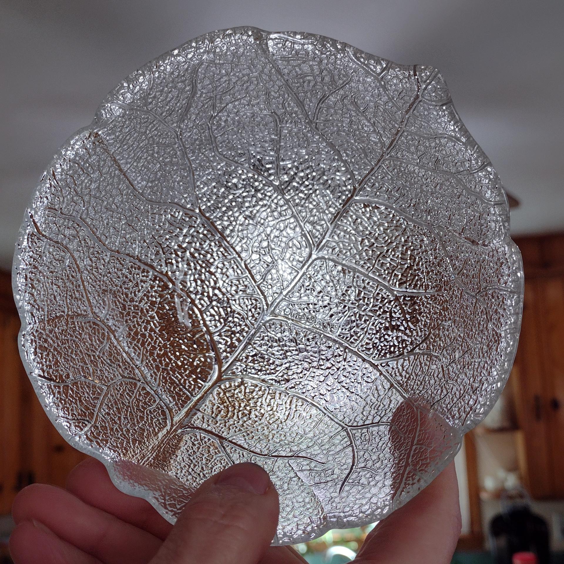 Vintage Arcoroc France Aspen Leaf Five Inch Round Bowls, Set of 4