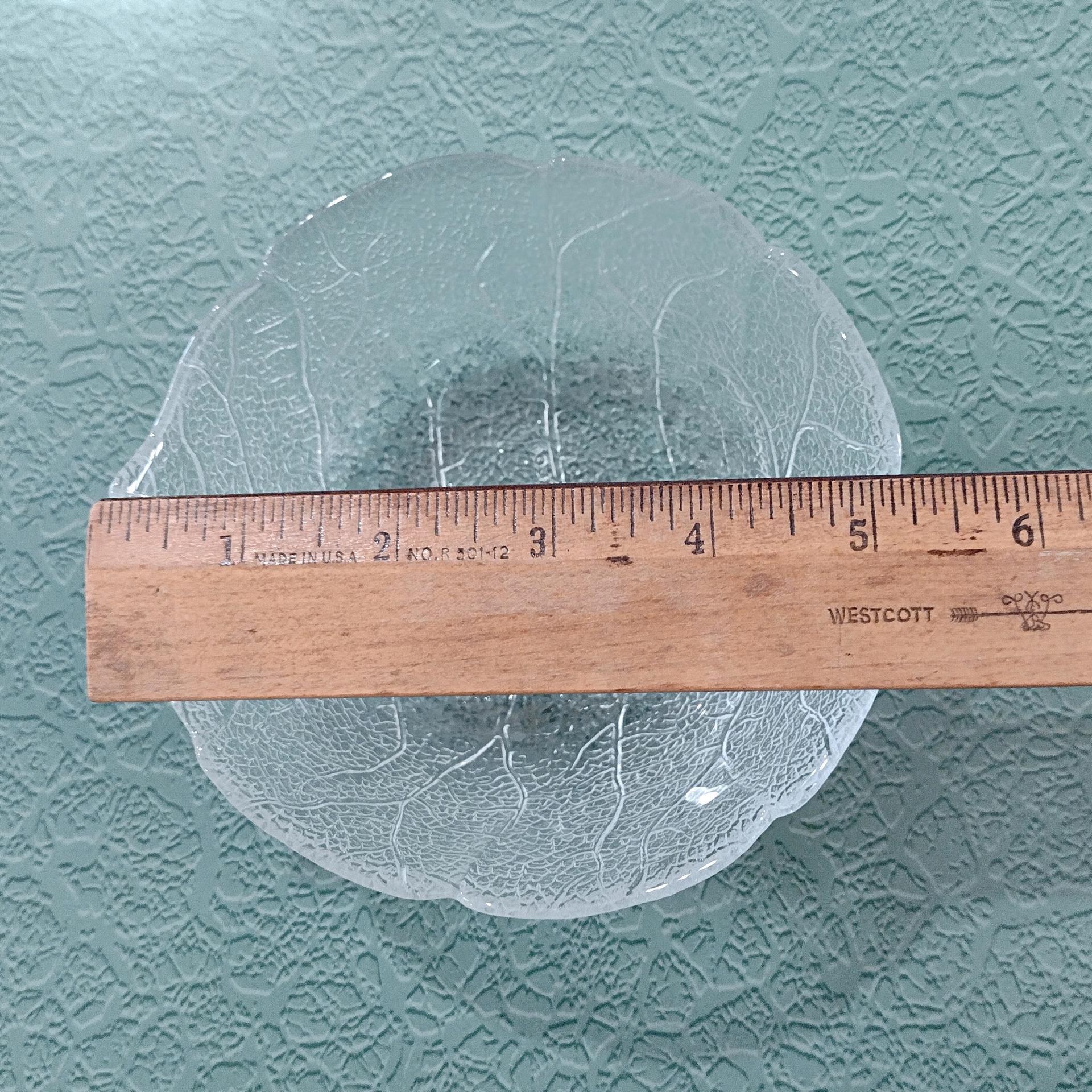 Vintage Arcoroc France Aspen Leaf Five Inch Round Bowls, Set of 4