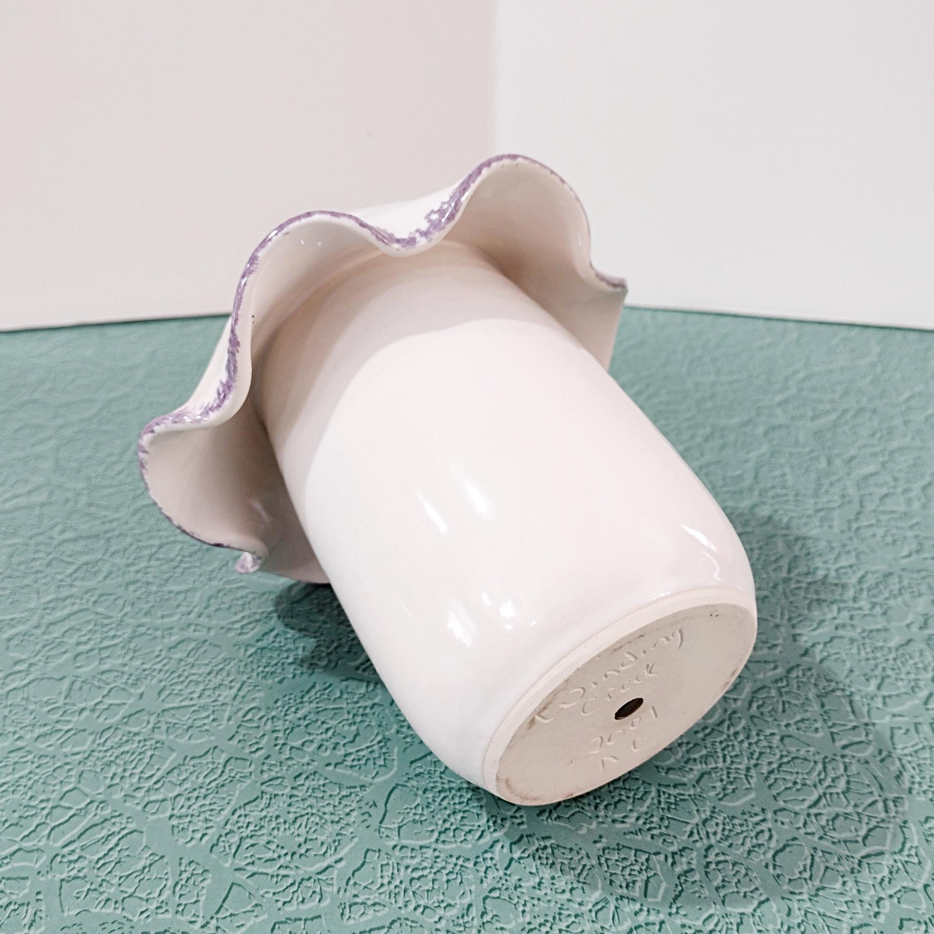 Vintage Ceramic Birdhouse, Winding Creek Pottery Bird House