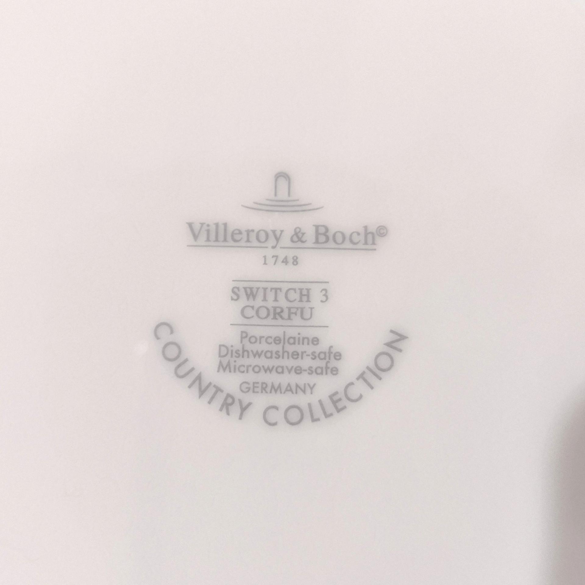 Vintage Villeroy and Boch Switch 3 Corfu Country Collection Luncheon Plate, German Porcelain Plate with Lemon Tree Design