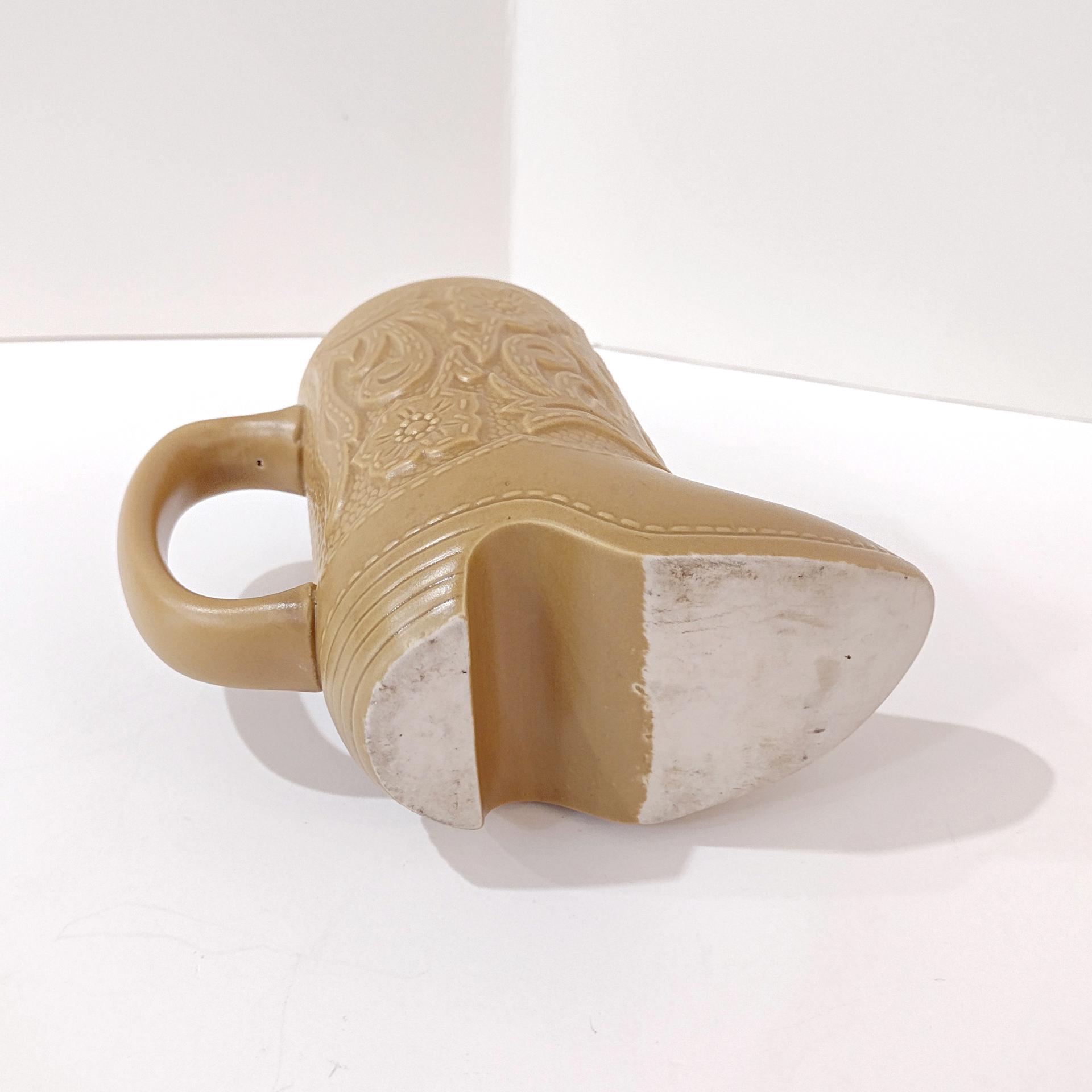 Vintage Ceramarte Western Cowboy Boot Mug, Small Boot Succulent Planter Pot, Pen Pencil Holder