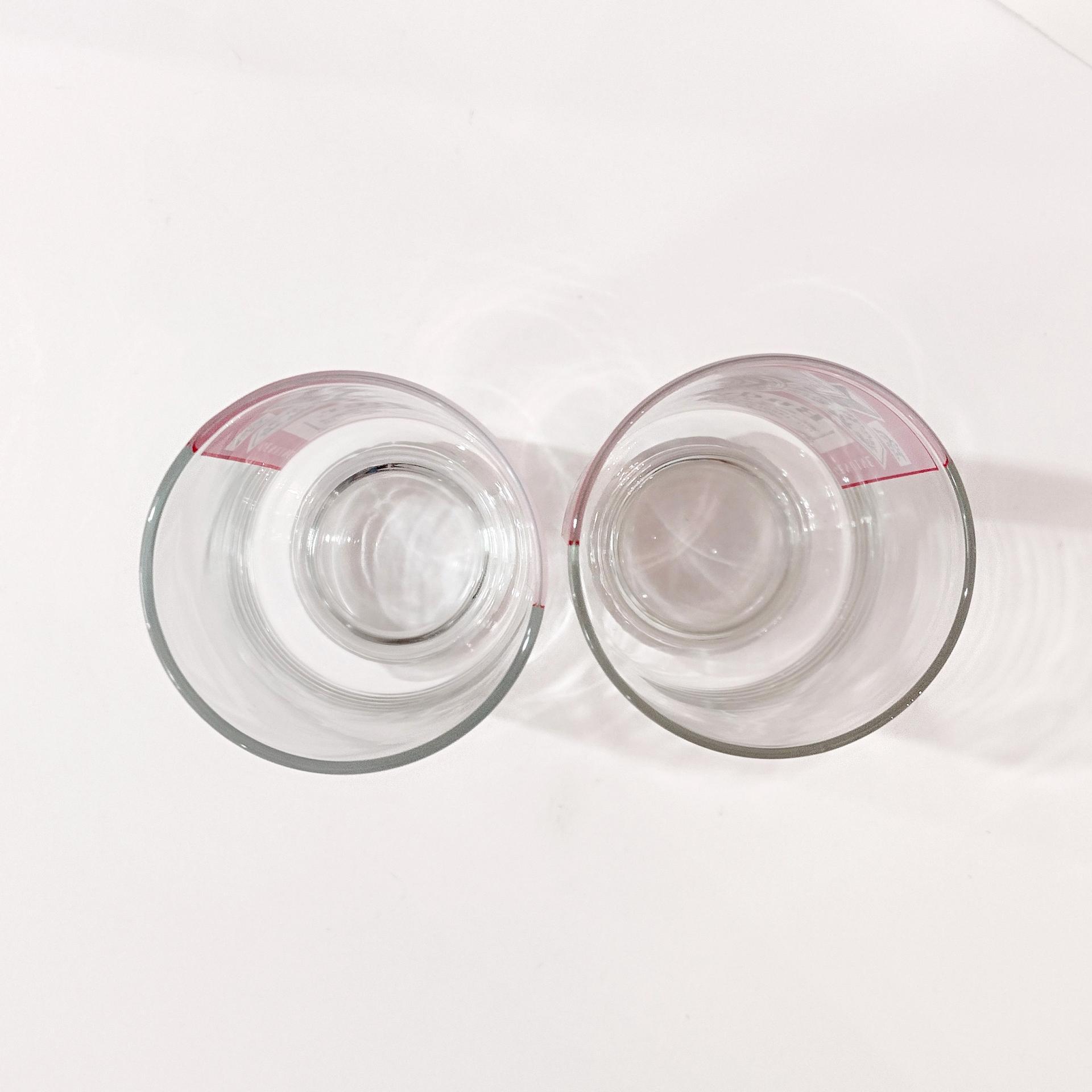 Vintage Budweiser 32 Ounce Large Beer Glasses, Set of Two