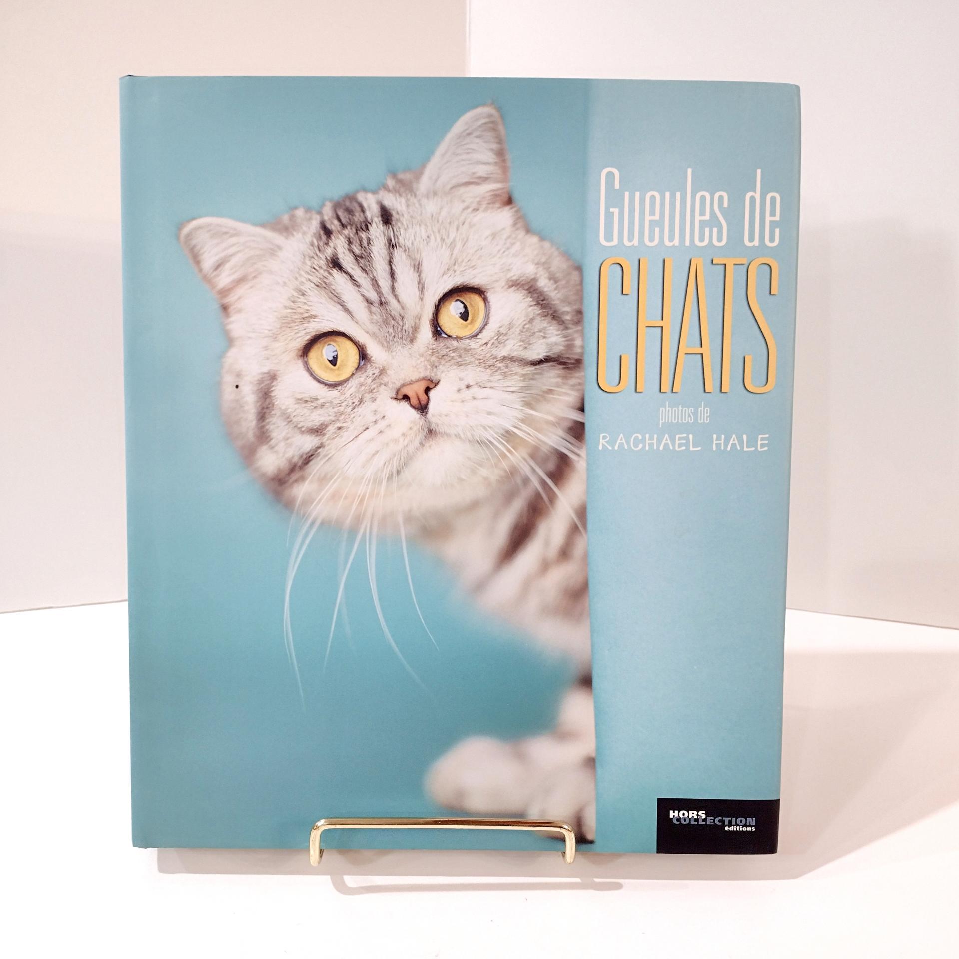 Vintage Cats Photography Art Book, Gueules de Chats by Rachael Hale, French Cat Coffee Table Book