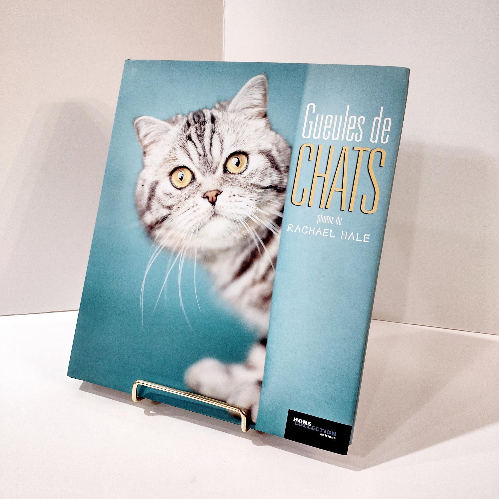 Vintage Cats Photography Art Book, Gueules de Chats by Rachael Hale, French Cat Coffee Table Book