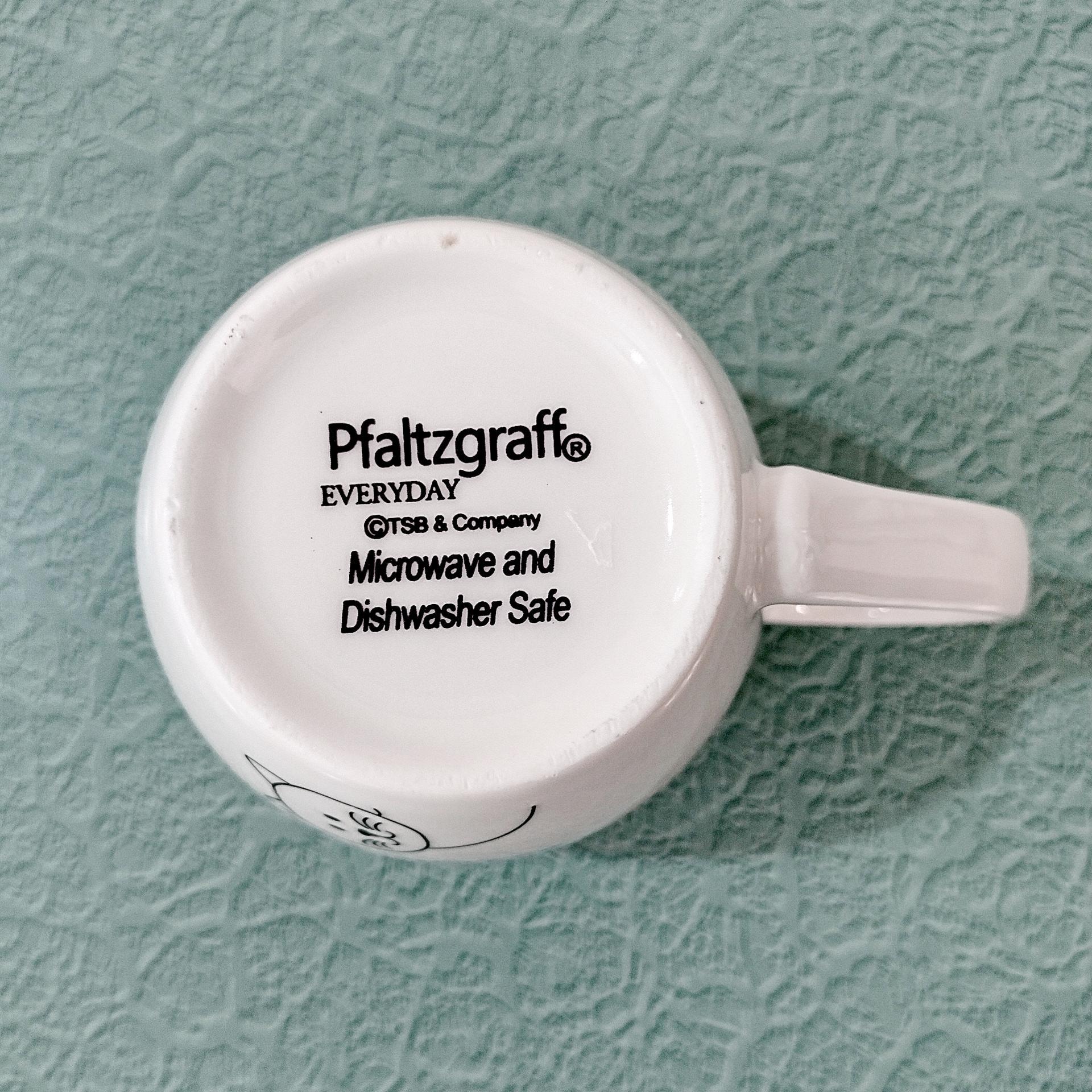 Vintage I Work So Hard for My Cat Ceramic Coffee Mug, Pfaltzgraff Everyday Oversized Mug