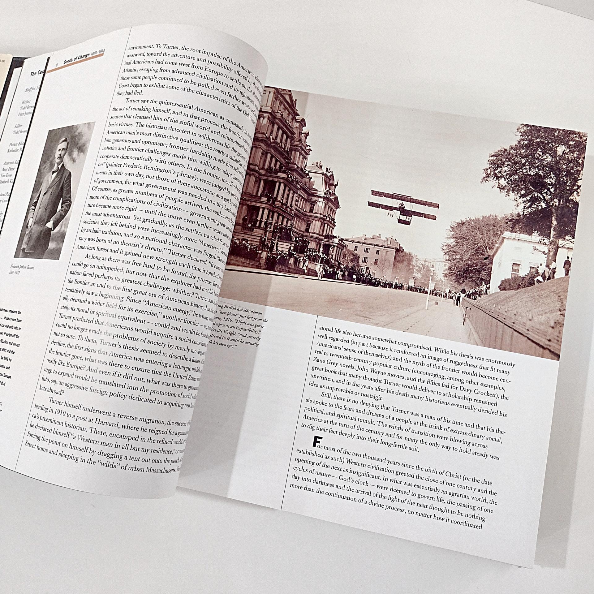 Vintage First Edition The Century Peter Jennings Todd Brewster Coffee Table Book, 1901-1999 Historical Photography Review Hard Cover Book