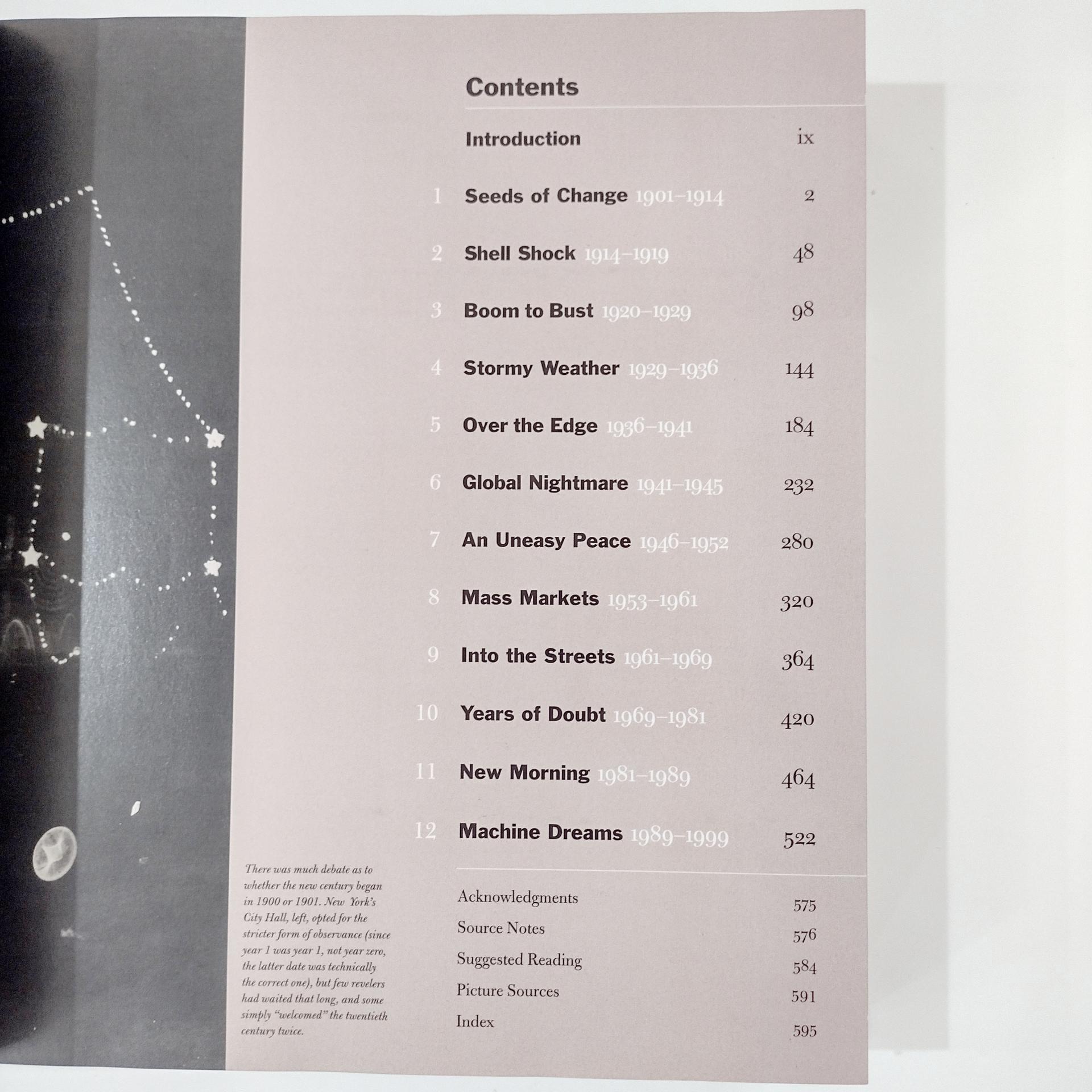 Vintage First Edition The Century Peter Jennings Todd Brewster Coffee Table Book, 1901-1999 Historical Photography Review Hard Cover Book