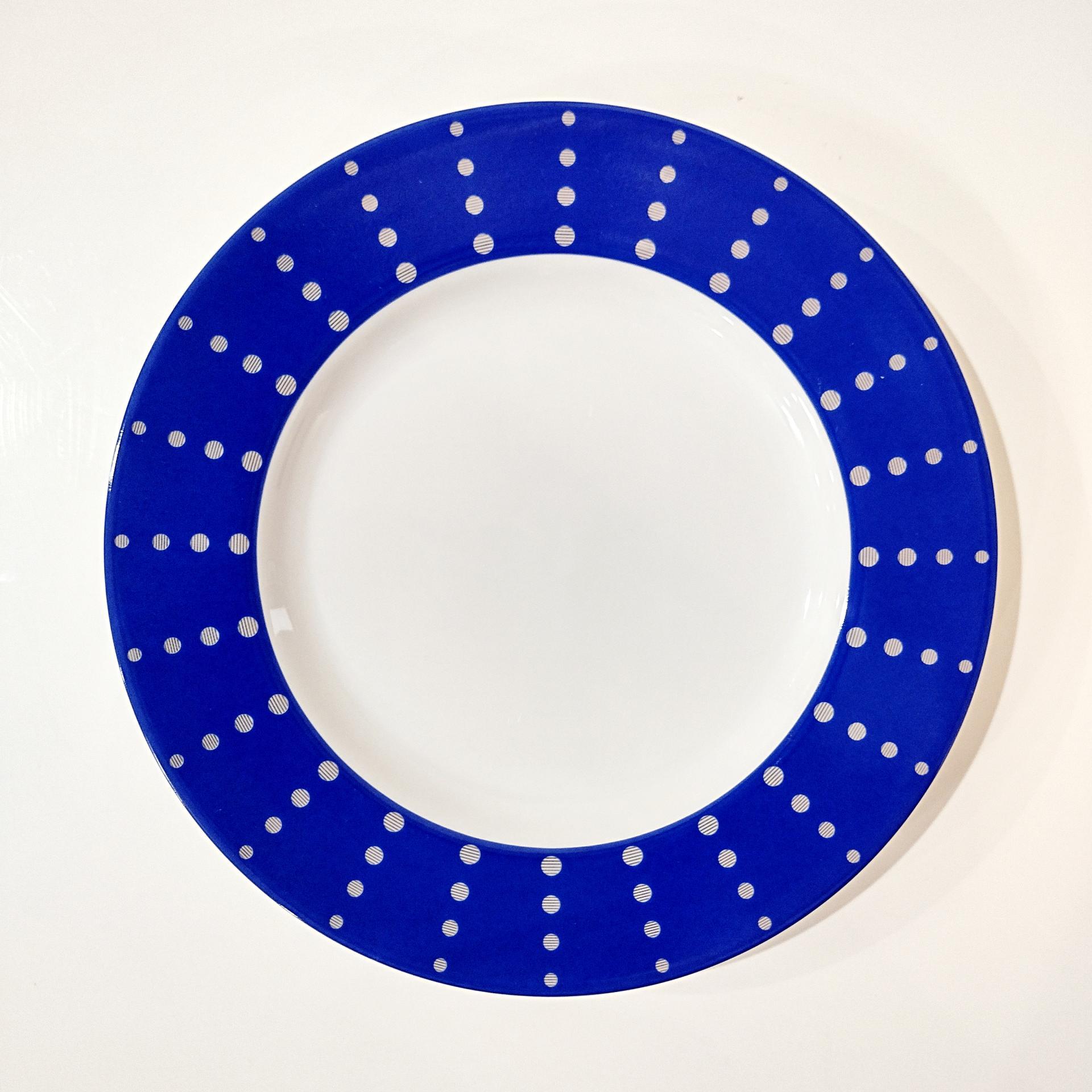 Mikasa Fine China Cheers Plates, Set of Four, Appetizer Salad Sandwich 8 Inch Plates