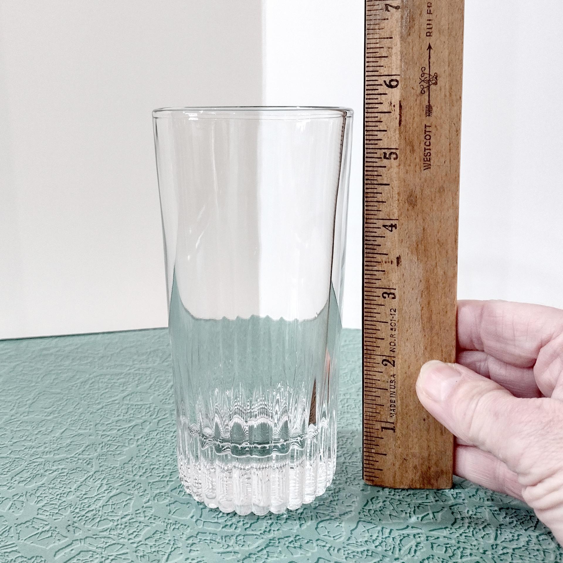 Vintage Crystal Highball Glass, Cut Crystal Barware