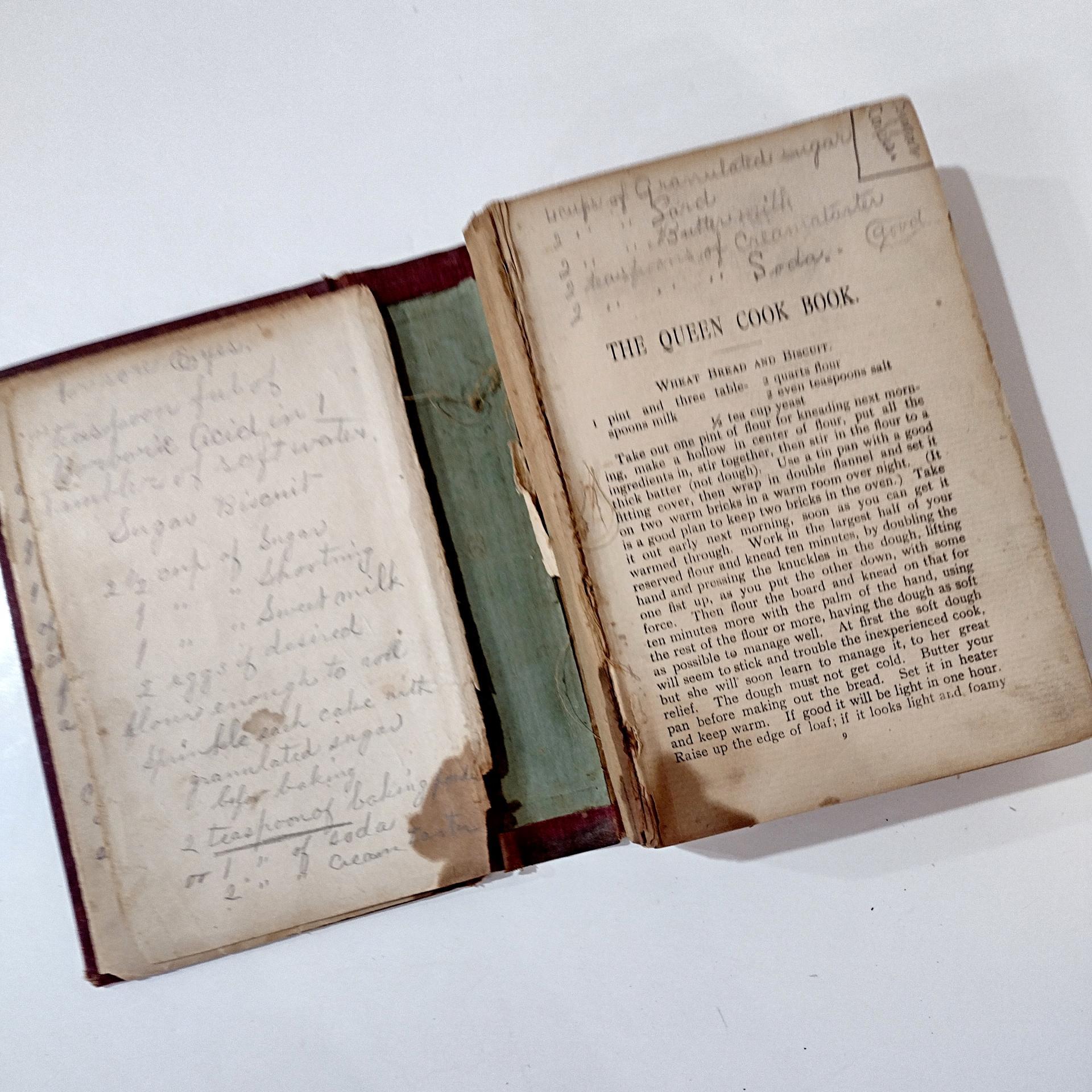 Antique First Edition 1895 The Queen Cook Book, Mrs. William Hart Boyd Cookbook, Vintage Cook Book