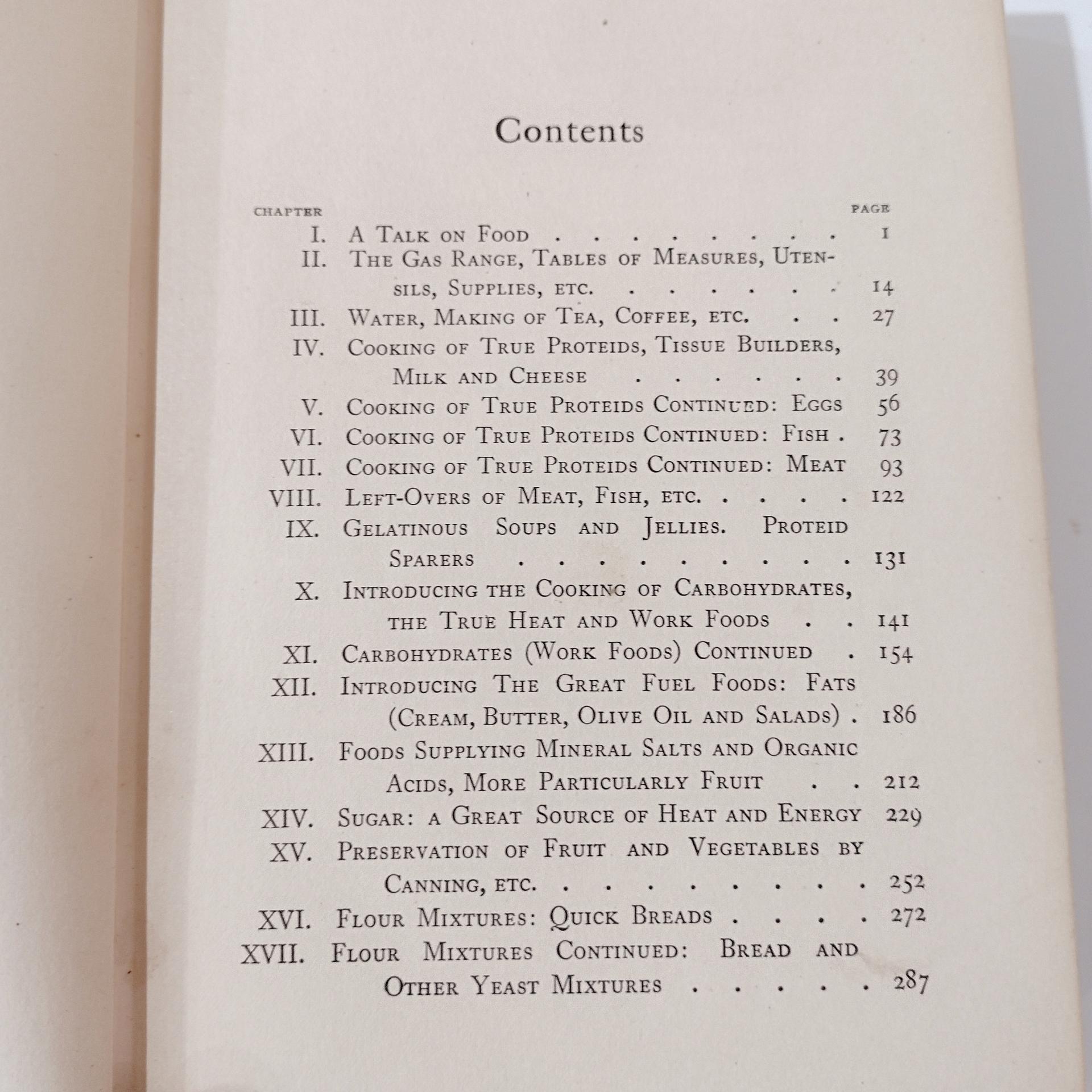 Antique Cooking For Two Book by Janet M. Hill, 1909 First Edition, Vintage Cook Book