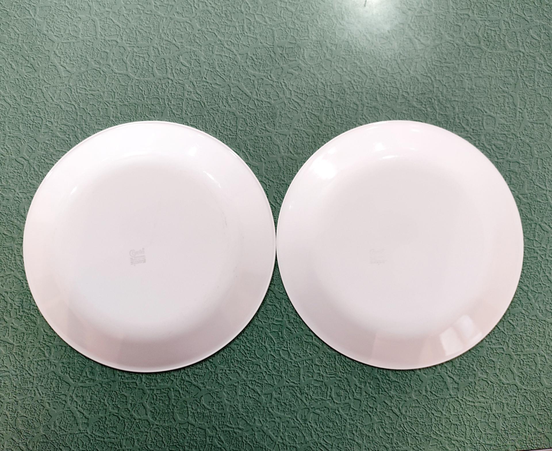 Vintage Corelle Butterfly Gold Dinner Plates, Set of Two, 10.25 Inch Corning Corelle Plates