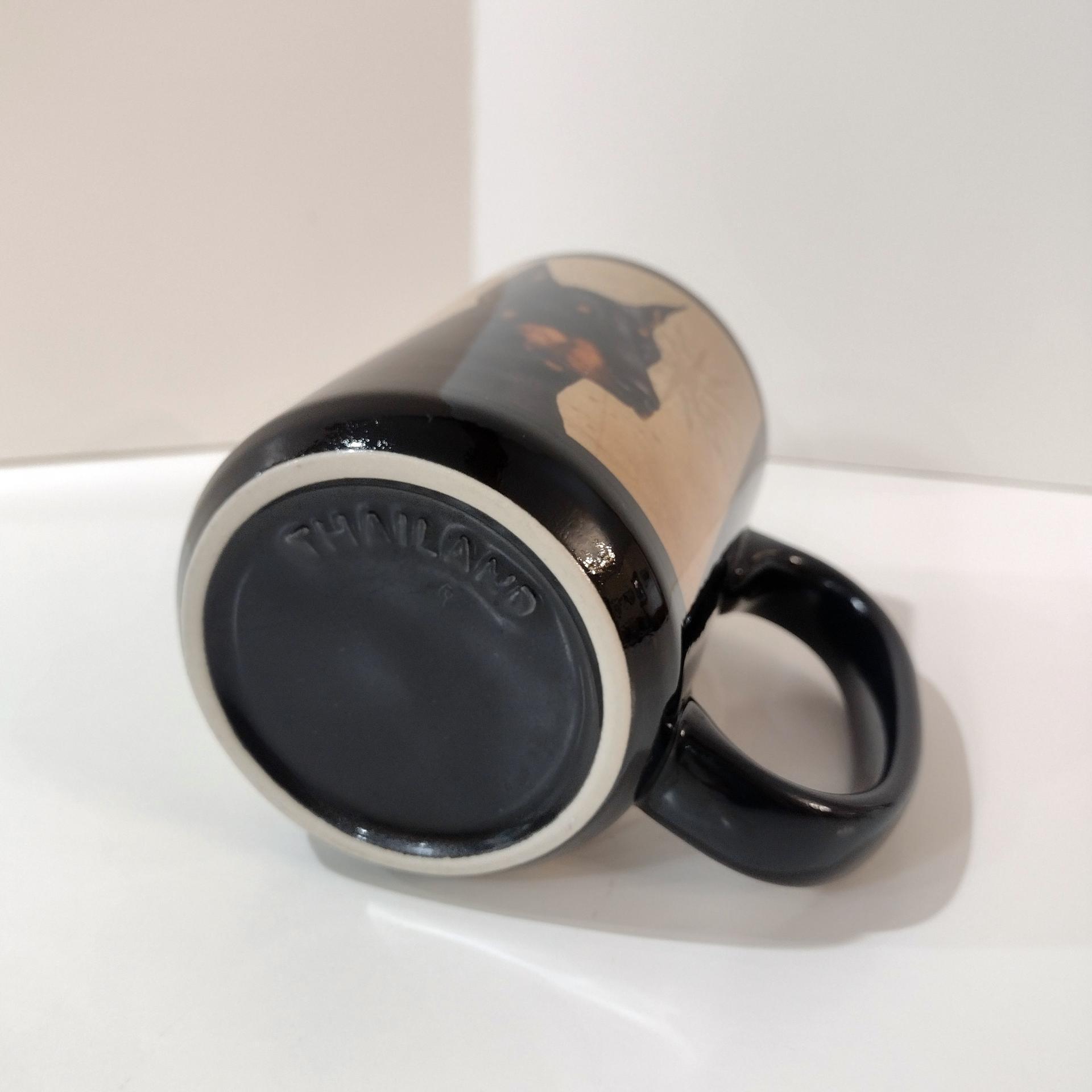 Doberman Dog Ceramic Oversized Coffee Tea Mug