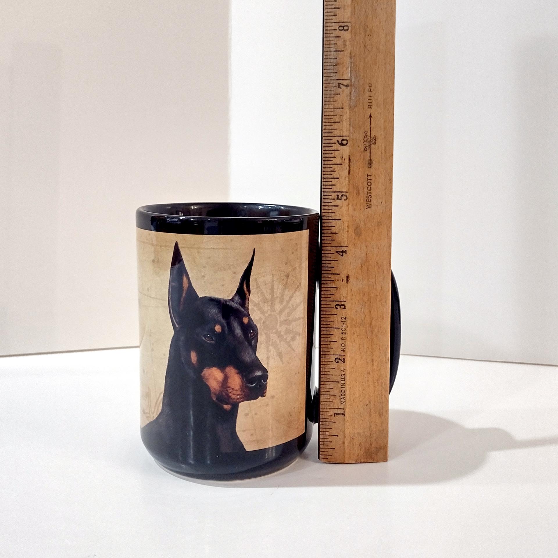 Doberman Dog Ceramic Oversized Coffee Tea Mug