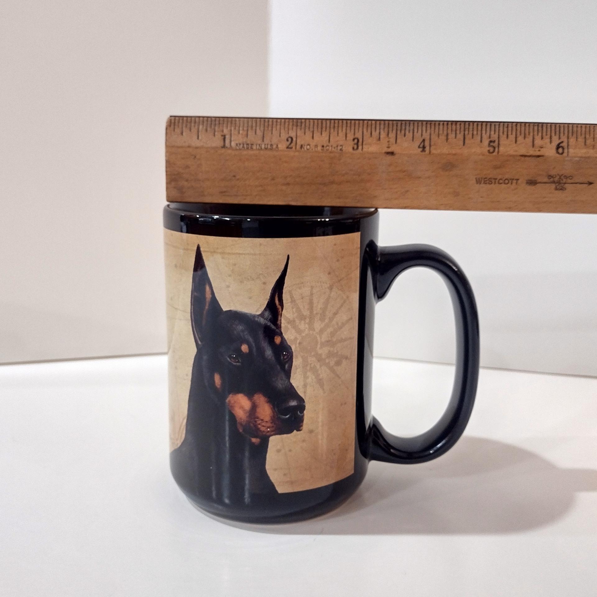 Doberman Dog Ceramic Oversized Coffee Tea Mug