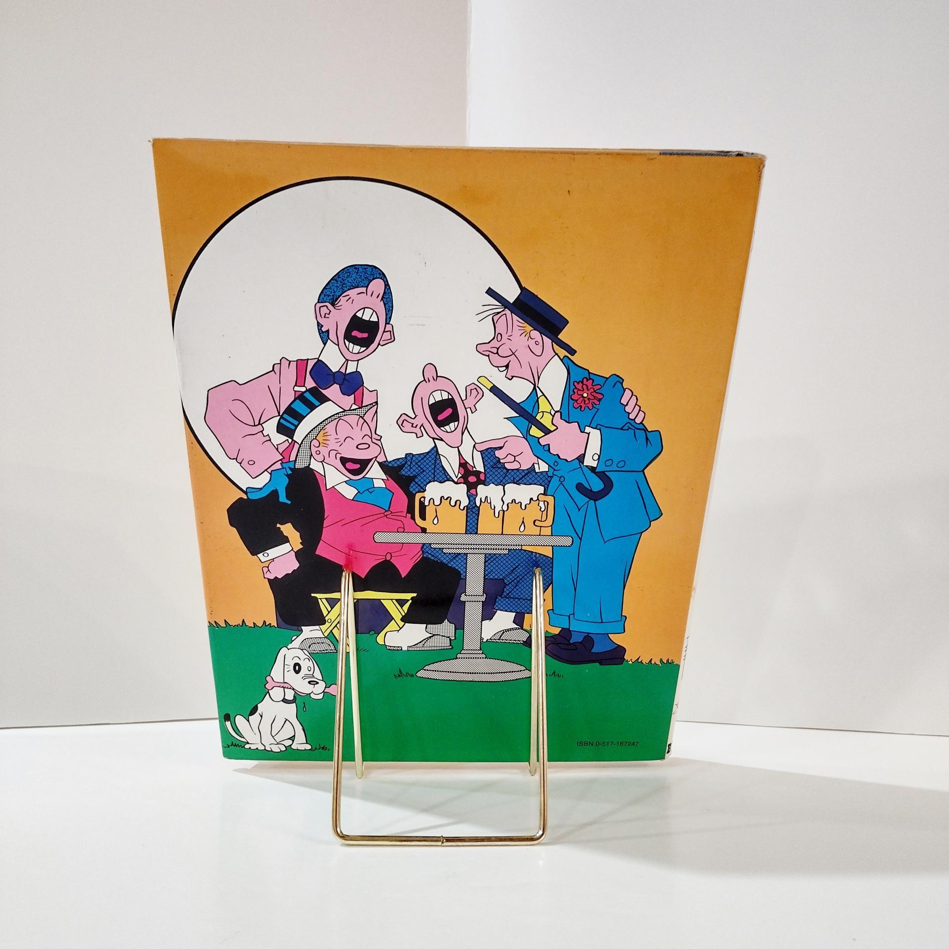 Vintage Bringing Up Father 1973 Hard Cover Comic Book, George McManus Graphic Comic Coffee Table Book