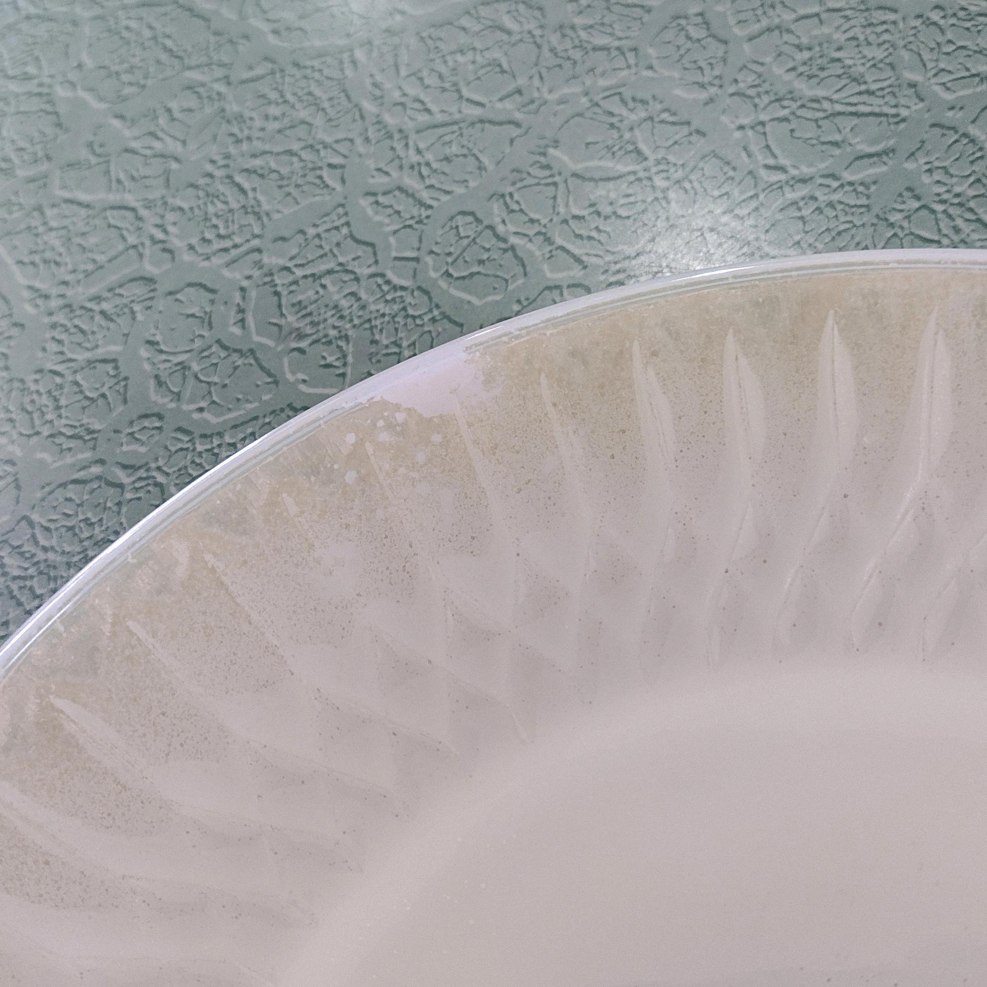 Vintage Federal Glass Moonglow Green Dinner Plates, Set of 4, MCM Iridescent Glass Plates