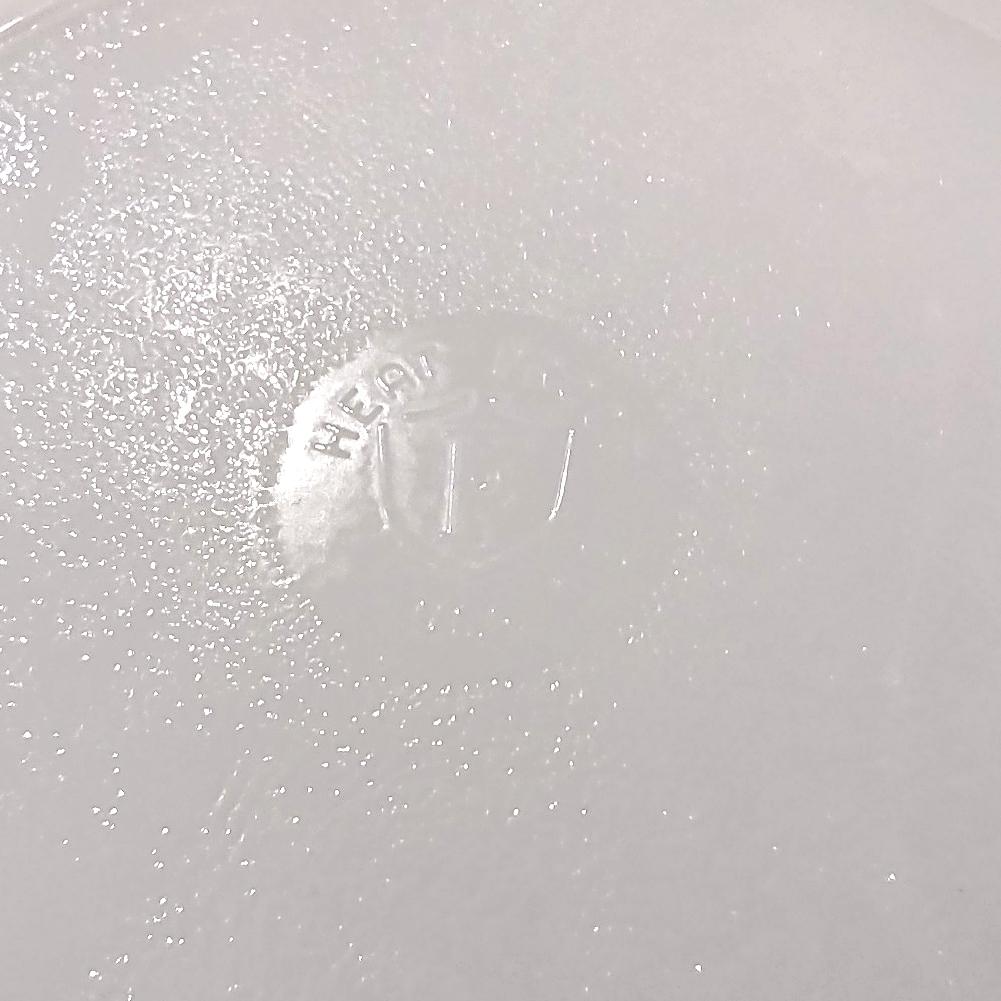 Vintage Federal Glass Moonglow Green Dinner Plates, Set of 4, MCM Iridescent Glass Plates