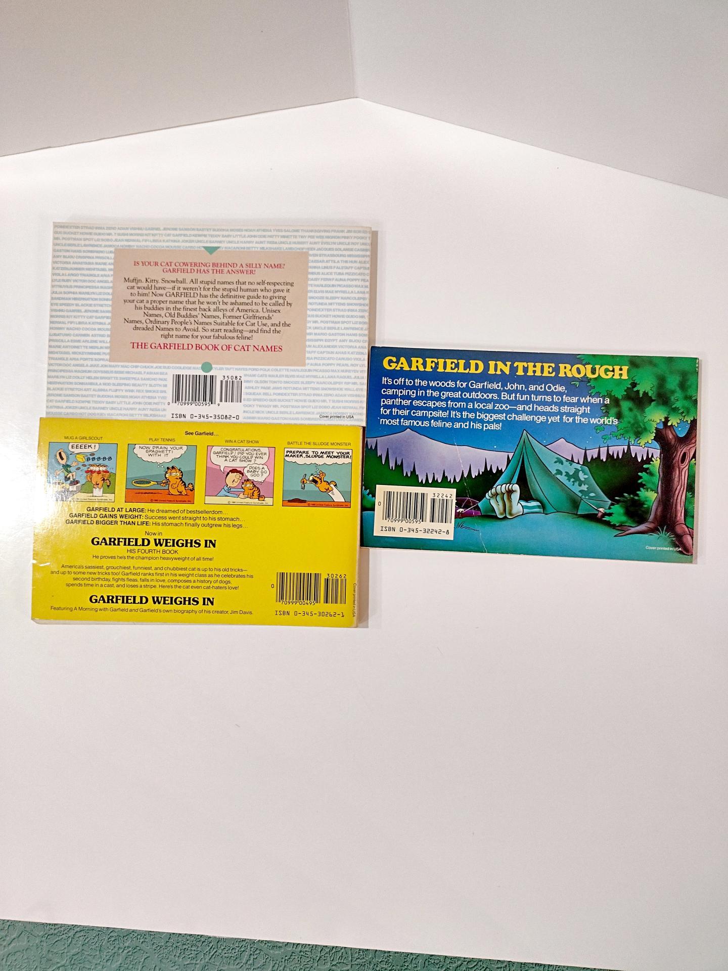 Vintage First Edition Garfield Comic Books, Set of Three