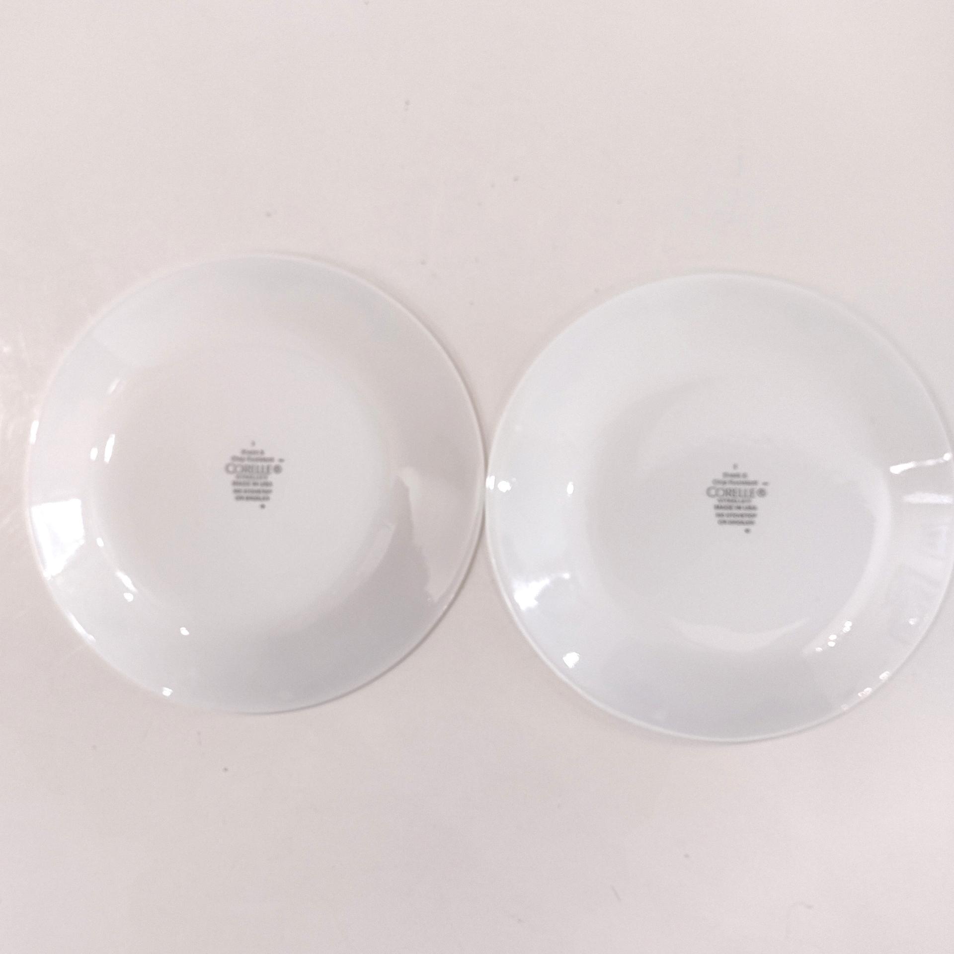  Vintage Corelle Garden Lace Bread Appetizer Snack Plates, Set of 2