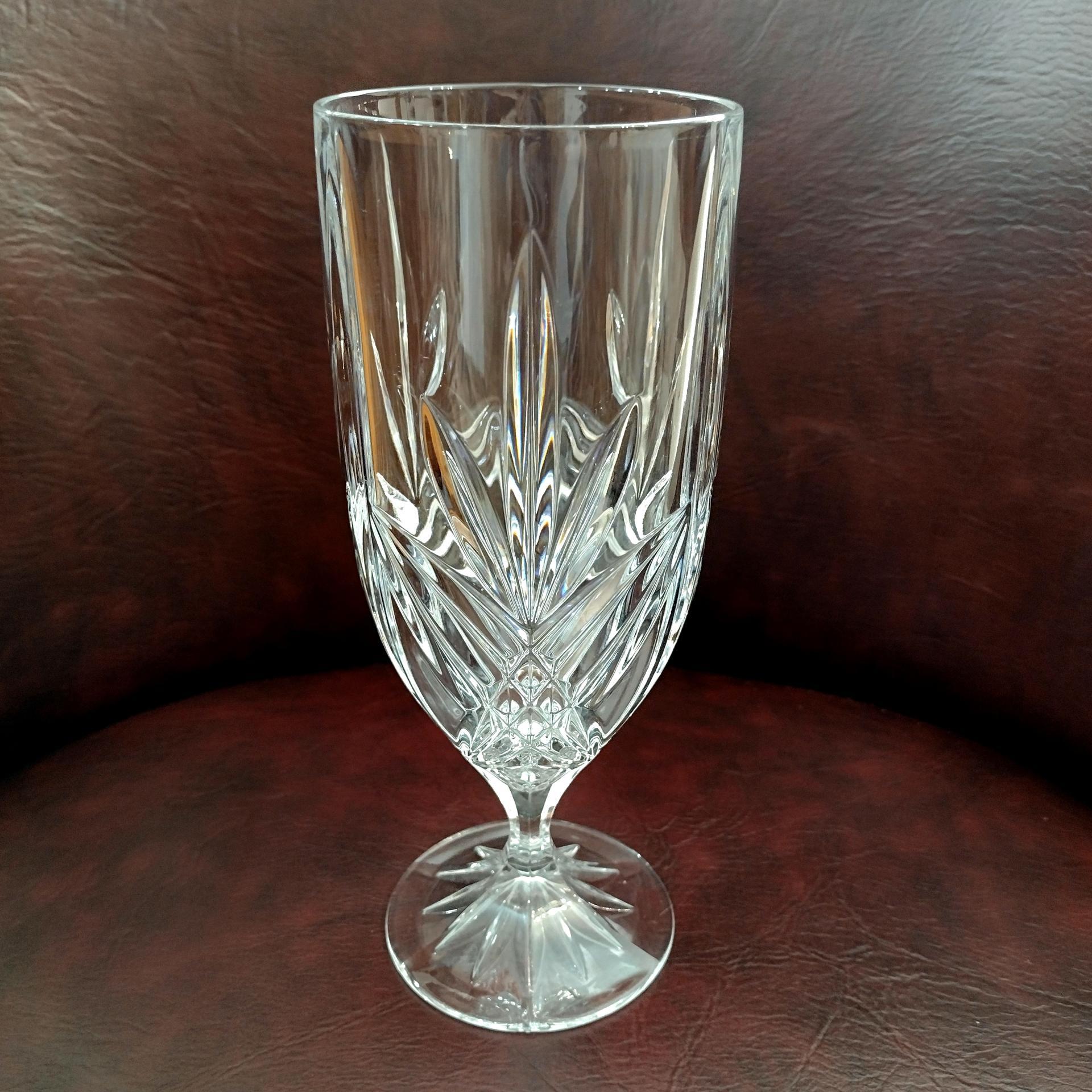 Vintage Godinger Shannon Milano Dublin Crystal Iced Tea Glasses, Set of Three