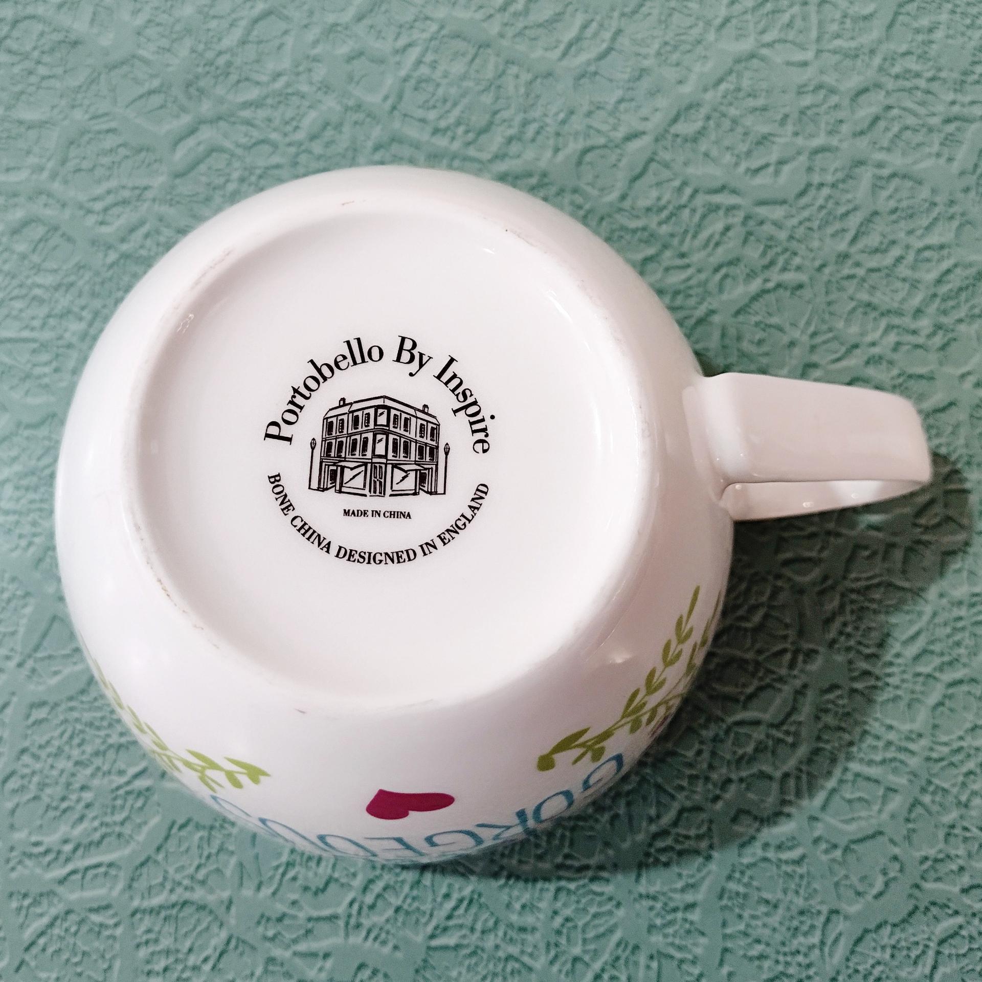 Hello Gorgeous Oversized Coffee Tea Mug, Portobello By Design Bone China, Valentines Day Gift