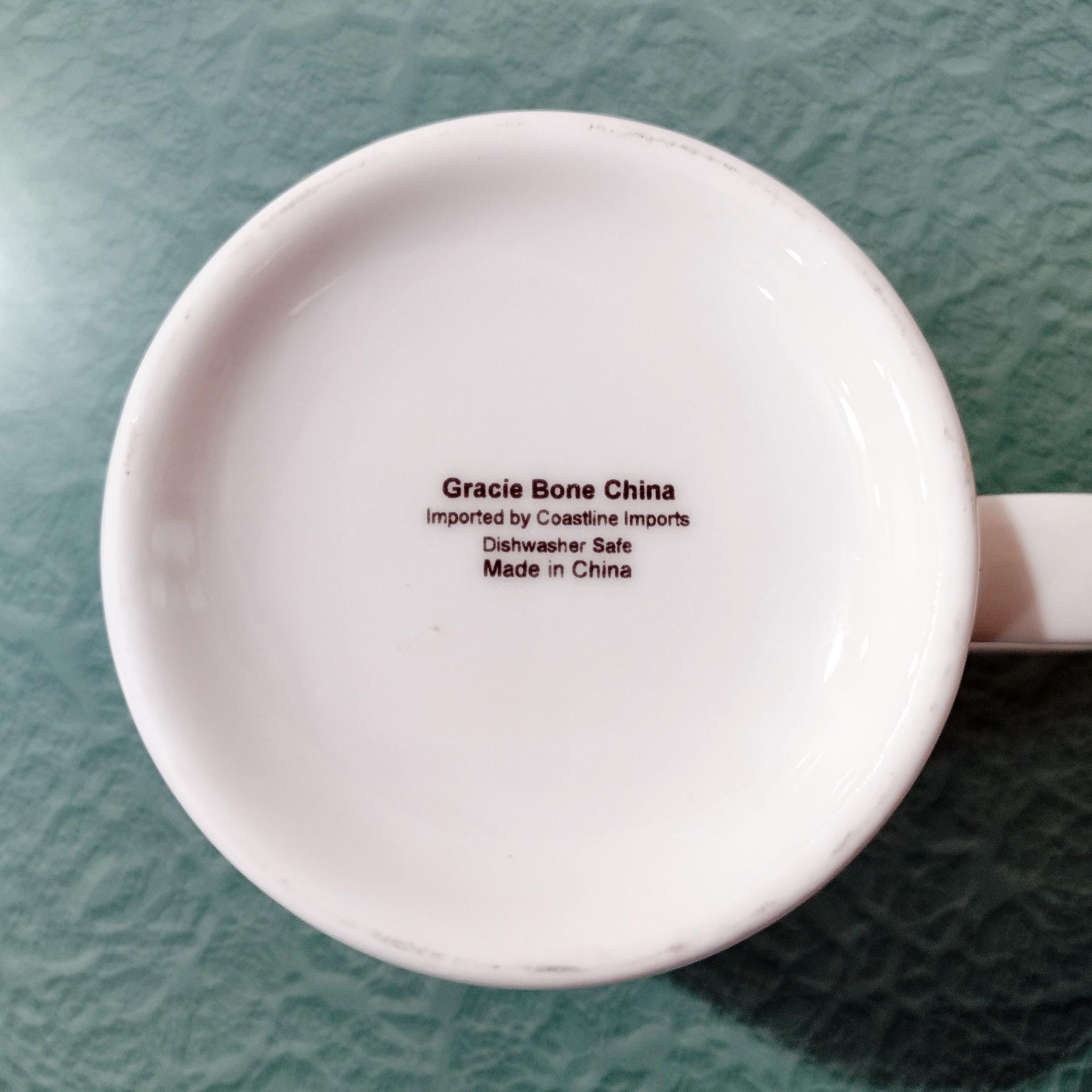 Vintage Floral Ceramic Bone China Coffee Tea Mug, Mother's Day Gift