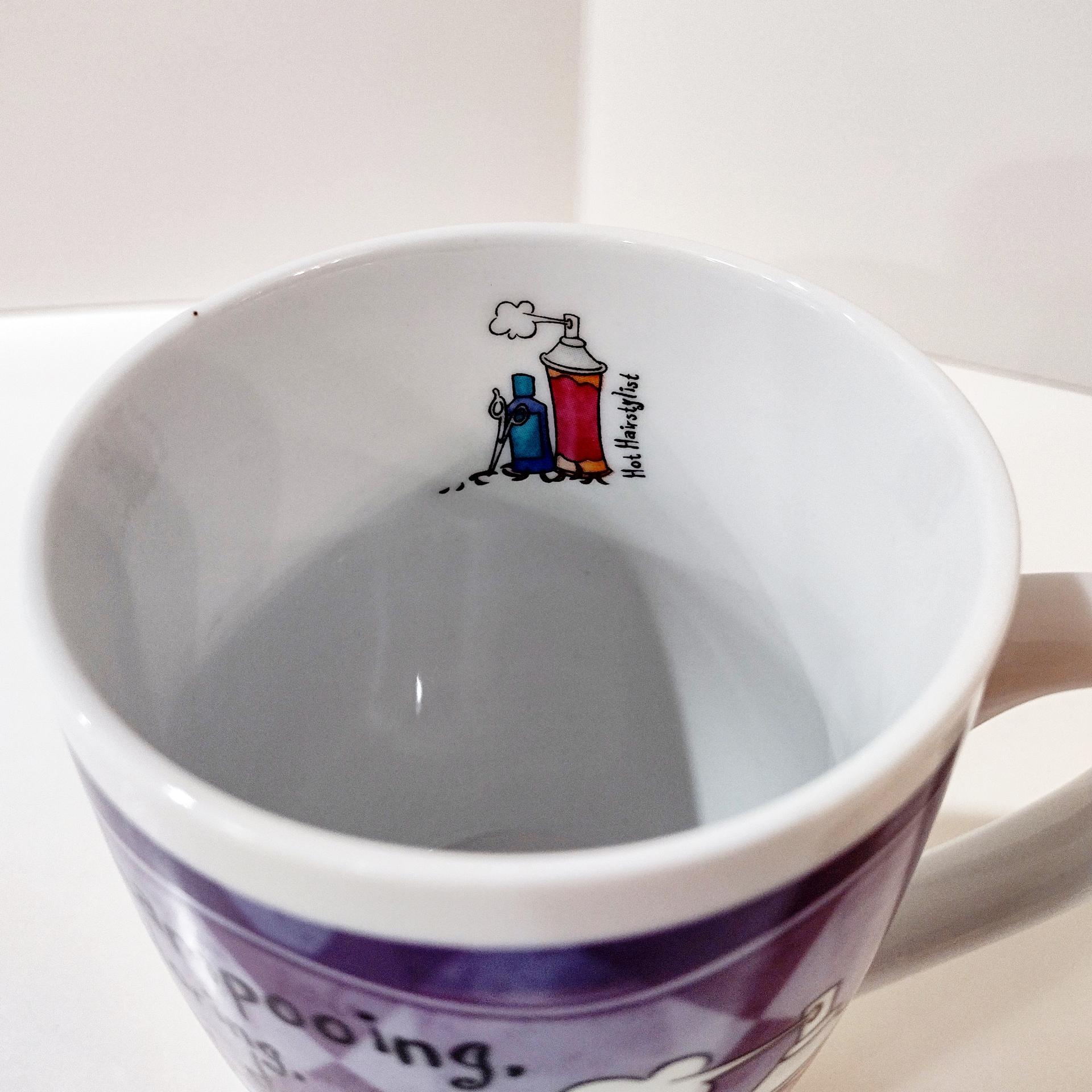 Vintage Hot Hairstylist Coffee Tea Mug, Hair Dresser Gift, History and Heraldry Mug Fine Porcelain