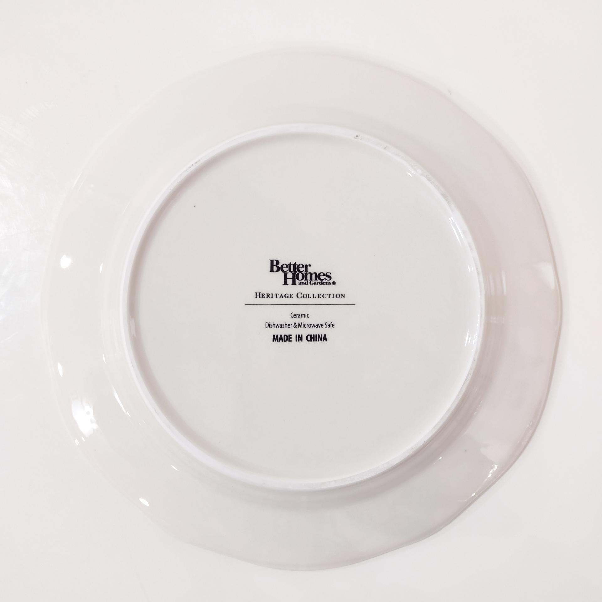 Vintage Better Homes and Gardens Winter Forest Salad Plates, Set of 4, Heritage Collection Luncheon Plates, Deer Cardinal and Holly Berries Plates