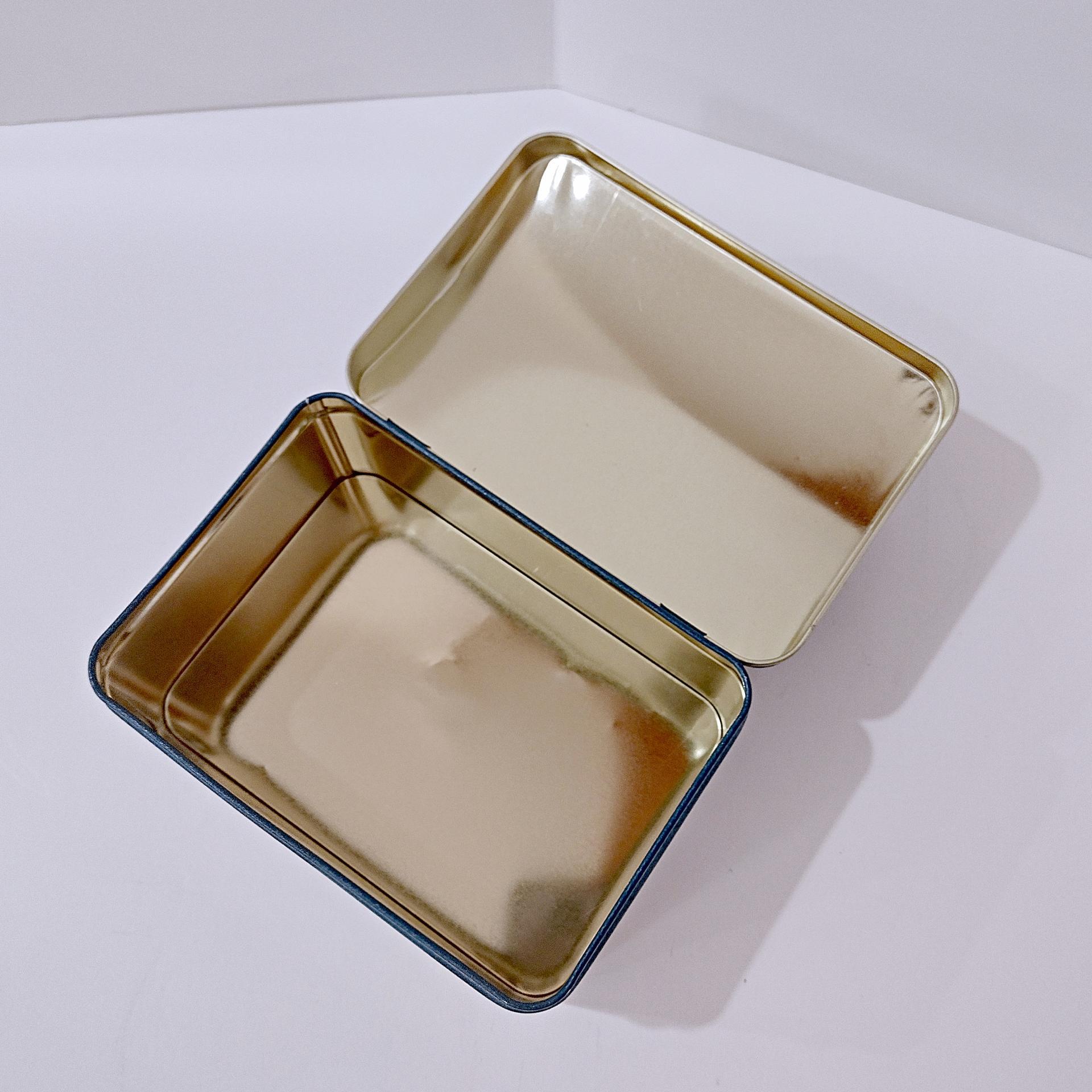 Vintage J & P Coats Thread Hinged Lid Tin Box, Decorative Metal Storage Container