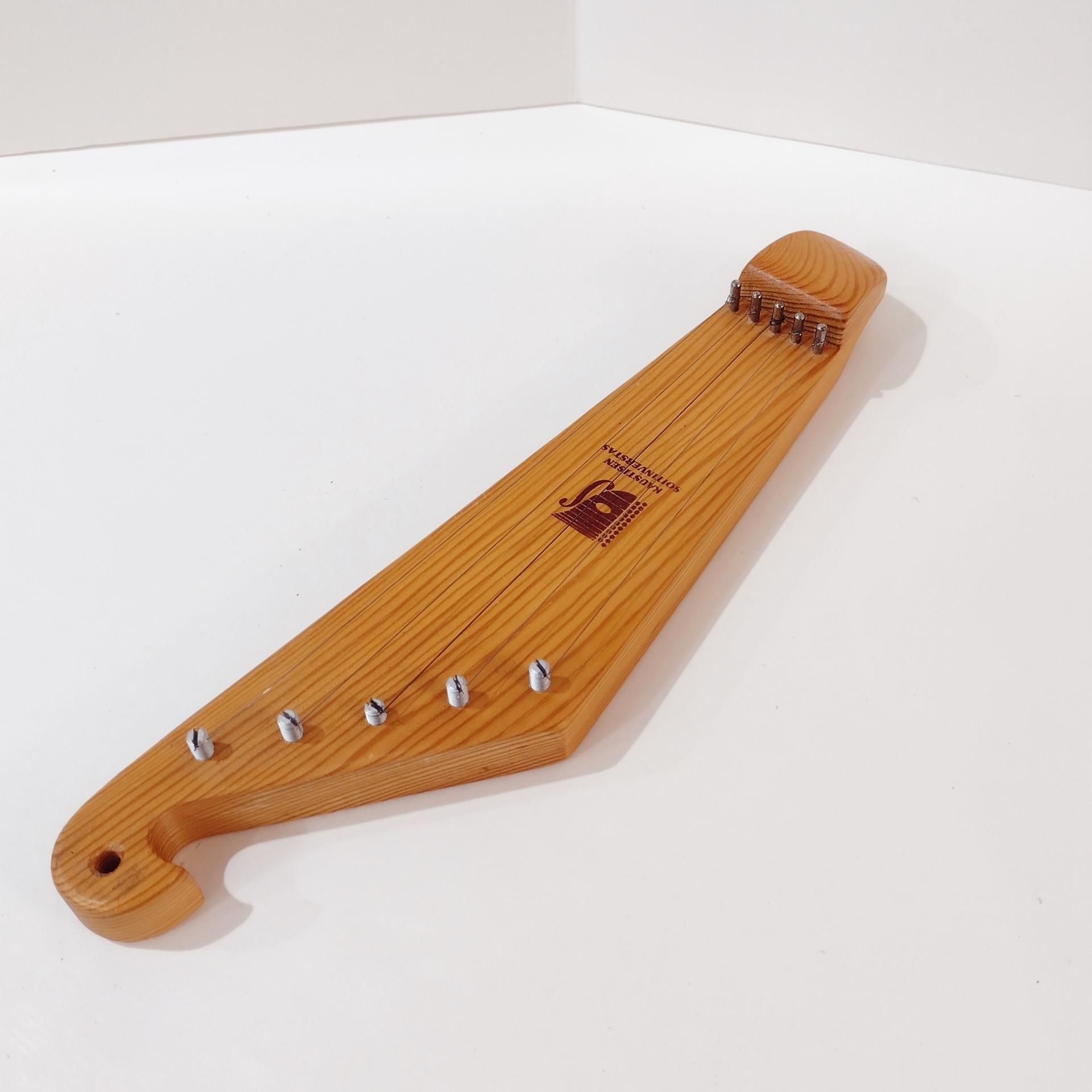 Vintage Mini Piccolo Five String Kantele, Kaustisen Soitinverstas Finnish Folk Musical Instrument
