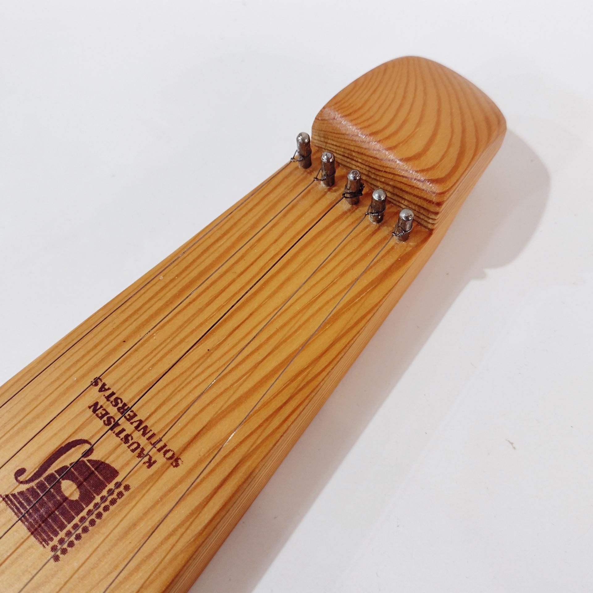 Vintage Mini Piccolo Five String Kantele, Kaustisen Soitinverstas Finnish Folk Musical Instrument