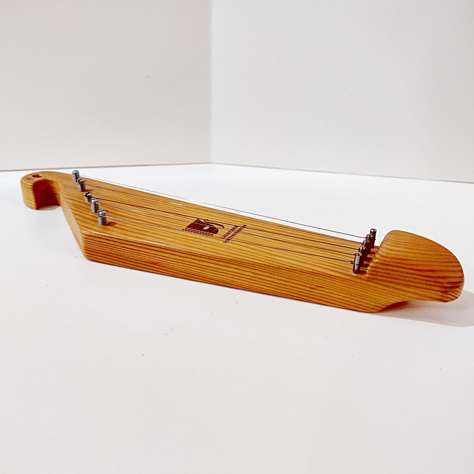 Vintage Mini Piccolo Five String Kantele, Kaustisen Soitinverstas Finnish Folk Musical Instrument