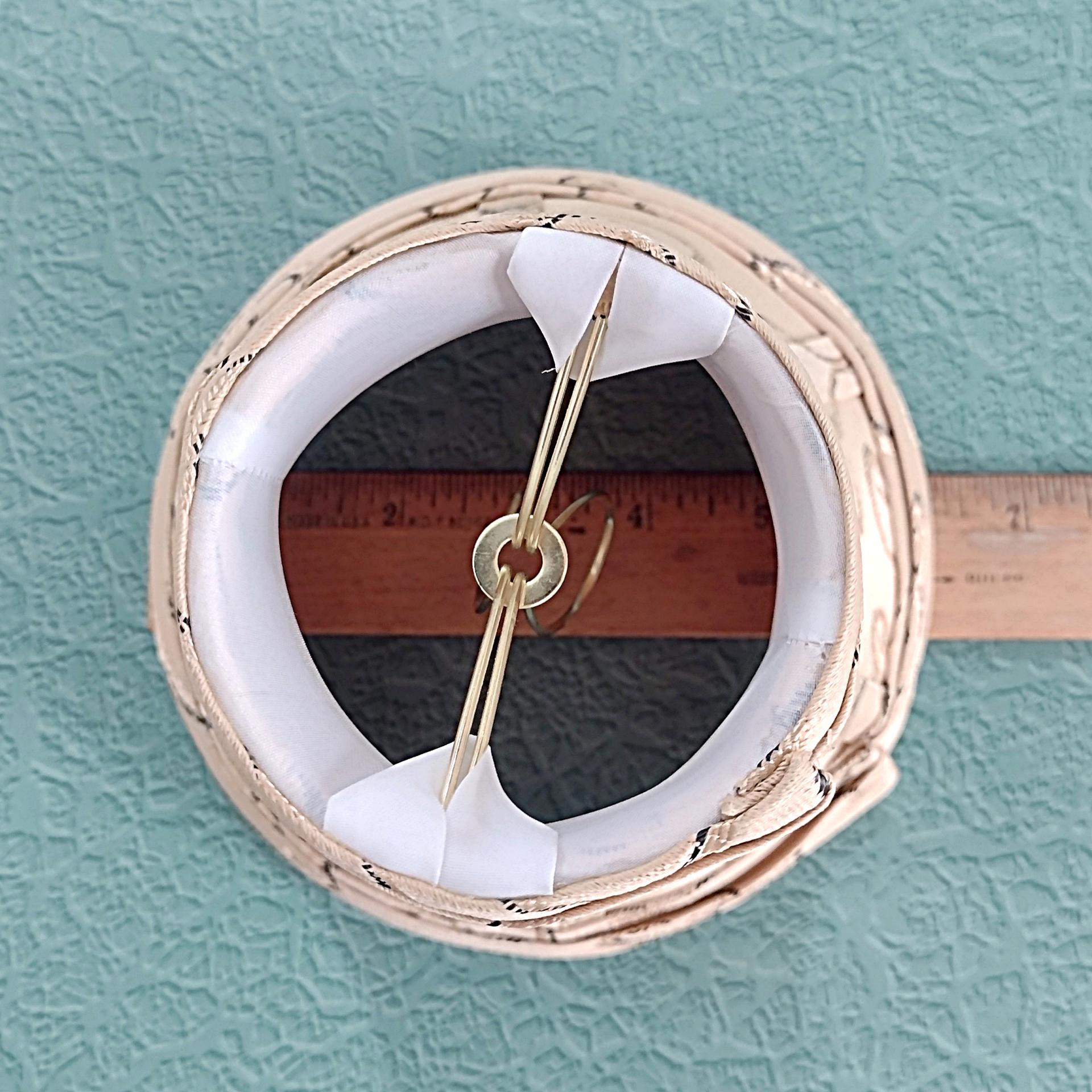 Vintage Swirl Victorian Style Fabric Mini Bell Lamp Shade